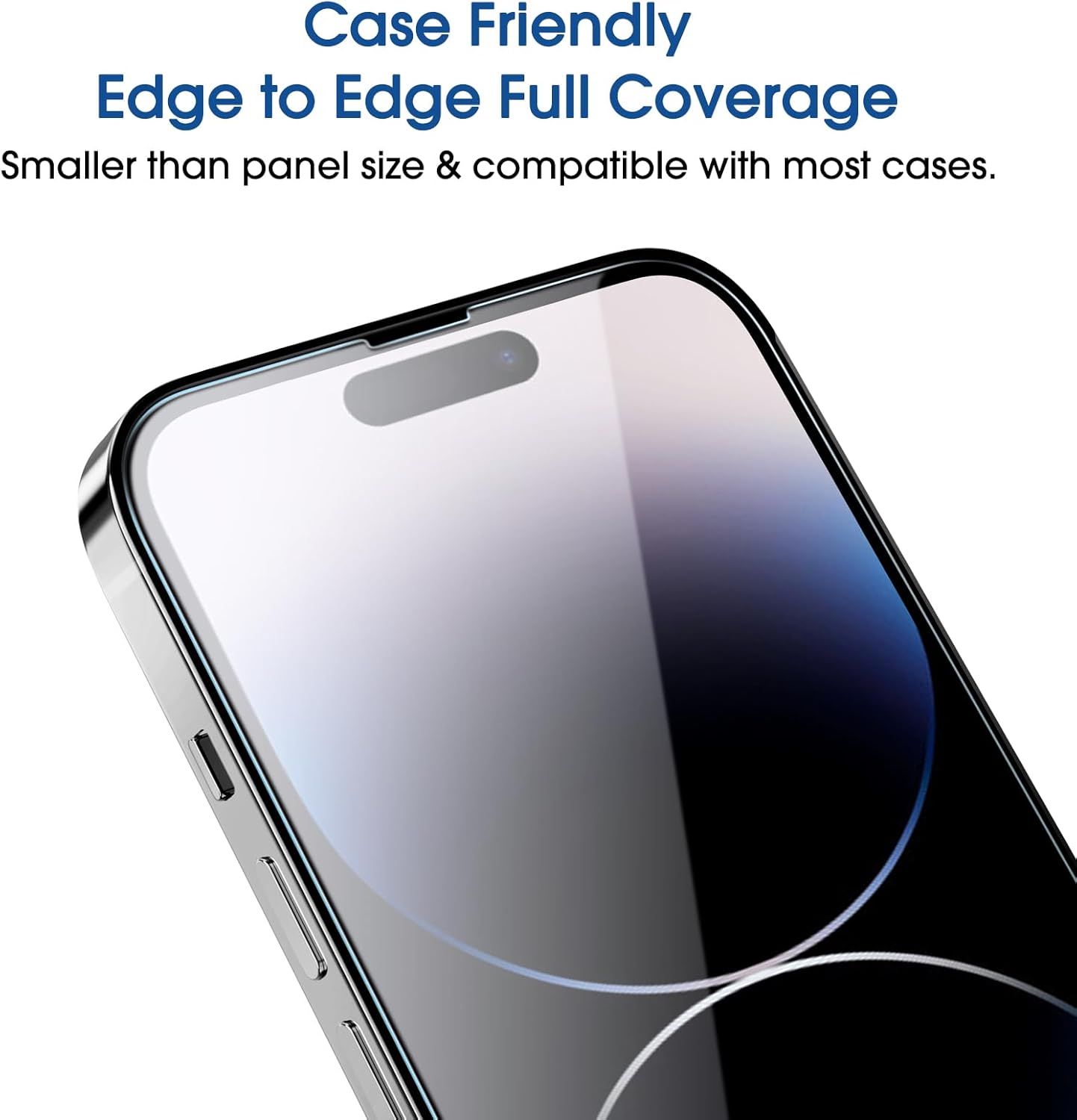 amFilm 3 Pack Magnetic OneTouch Compatible with iPhone 14 Pro Max 6.7 Screen Protector Tempered Glass Edge to Edge Full Coverage with Easy Installation Kit (Magnetic  Reusable) · v2