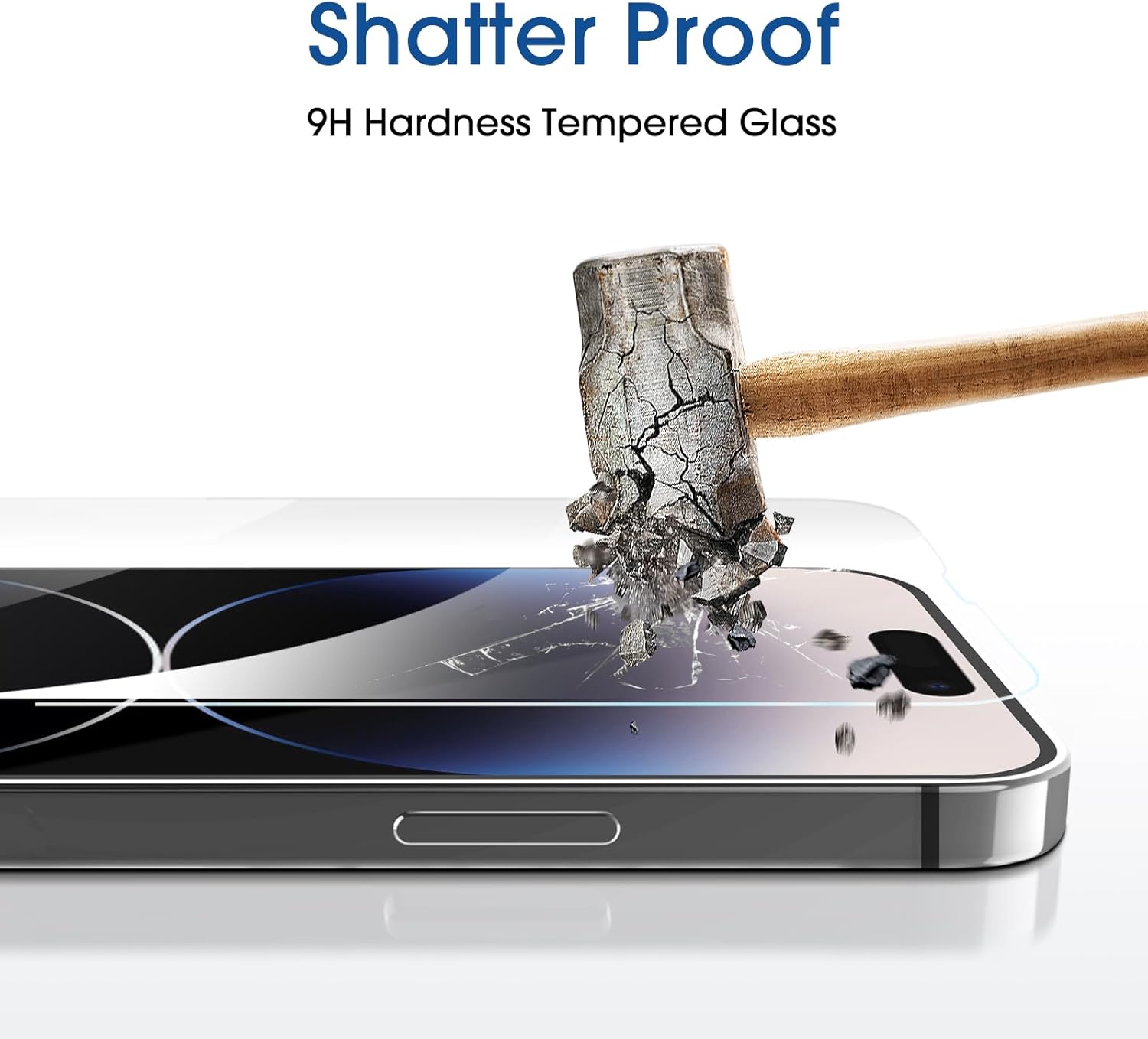 amFilm 3 Pack Magnetic OneTouch Compatible with iPhone 14 Pro Max 6.7 Screen Protector Tempered Glass Edge to Edge Full Coverage with Easy Installation Kit (Magnetic  Reusable) · v2