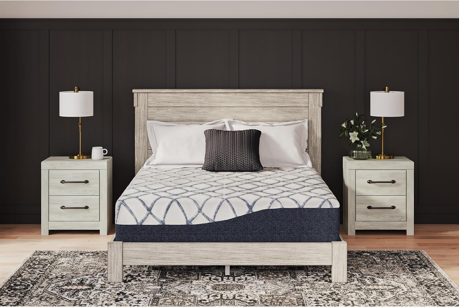 Signature Design by Ashley 12 Inch Chime Elite 2.0 Plush Green Tea Memory Foam Mattress for Cool Sleep and Pressure Relief, King · v2