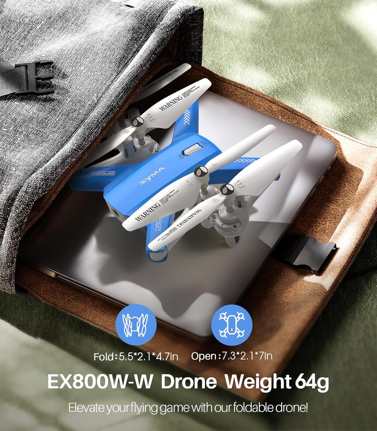 Drone SYMA con fotocamera per adulti e bambini, telecamera FPV 1080P, quadricottero RC con mantenimento dell'altitudine, One Key Start, ribaltabili 3D, 2 batterie, elicottero con telecomando, giocattoli volanti, regali per ragazzi e ragazze