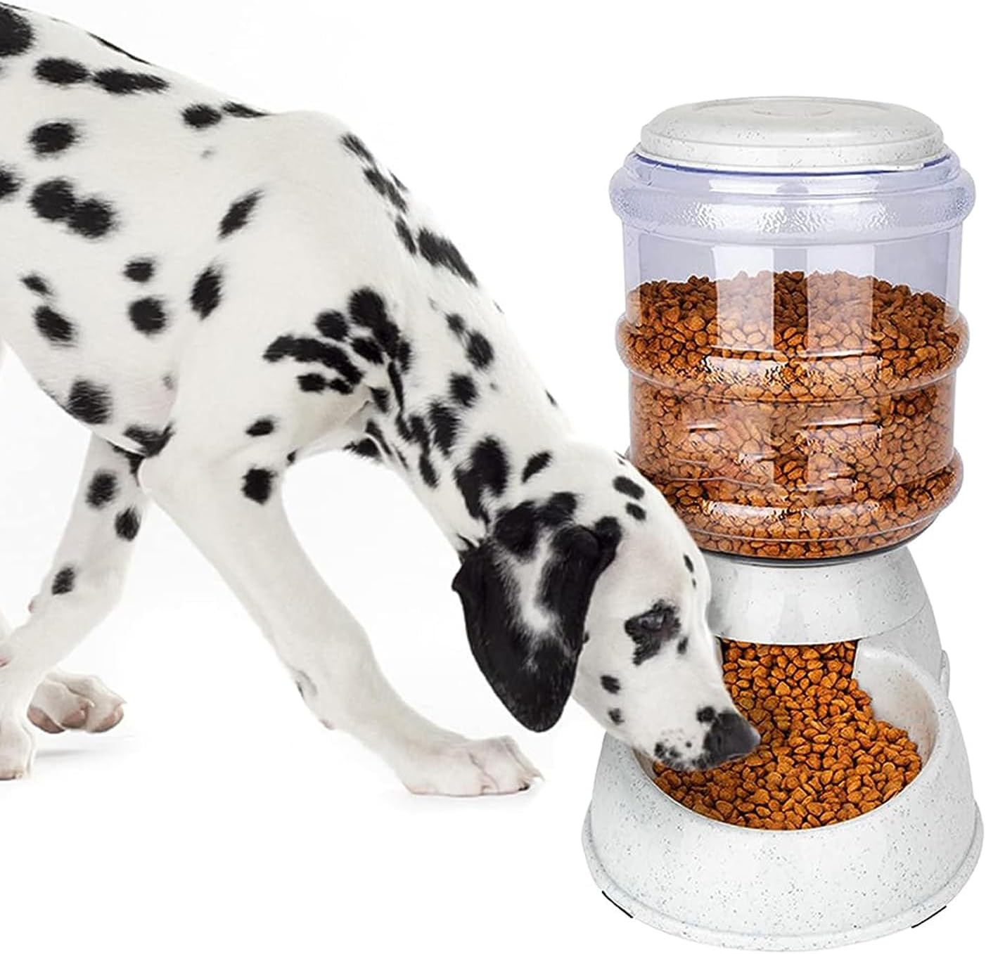 Comederos automáticos Kenond para perros grandes, comedero por gravedad para perros de 3 galones, raza grande, comedero automático para gatos, dispensador de comida para perros grandes, comedero para mascotas, comedero por gravedad para perros y gatos