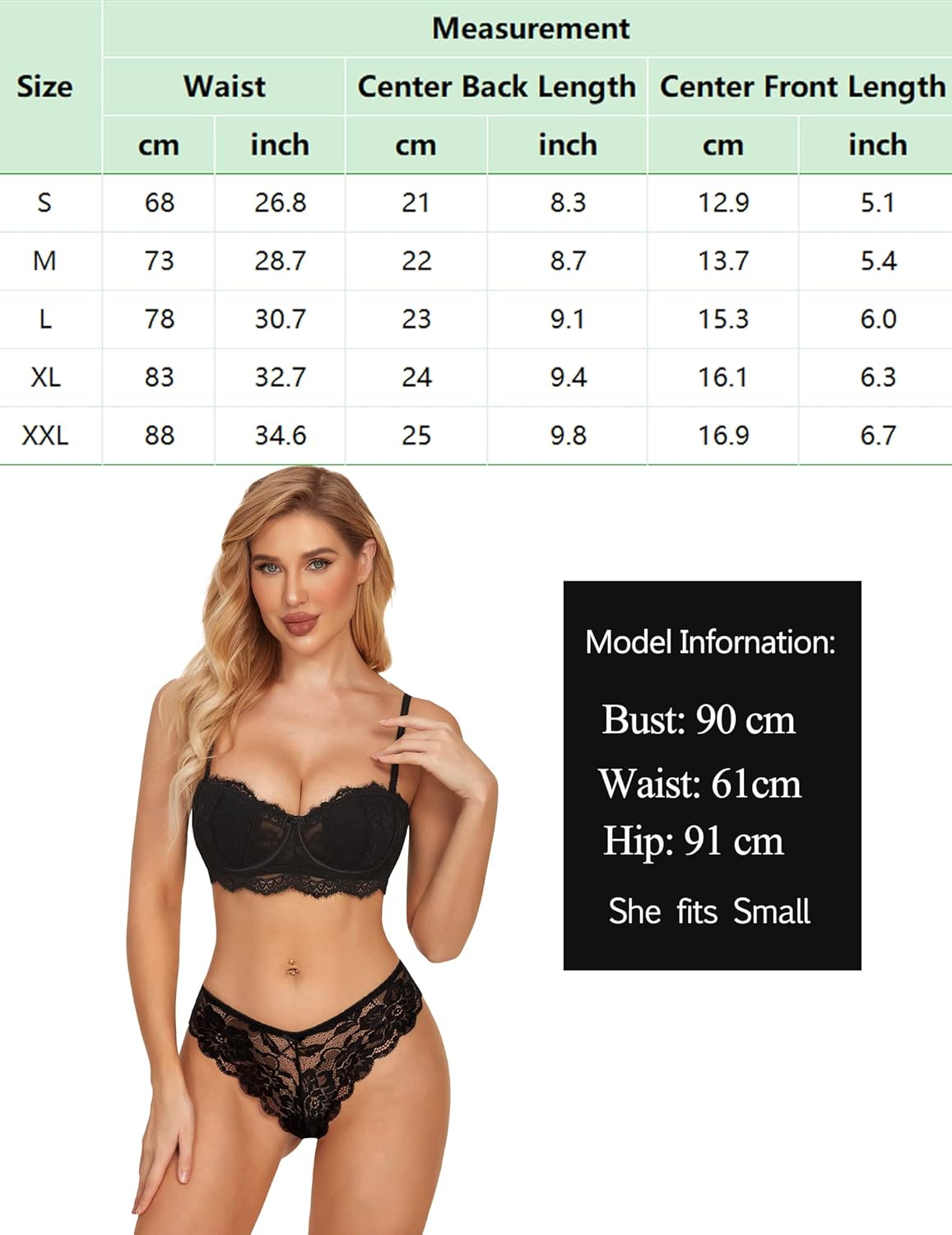 Avidlove Women Floral Lace Panties Sexy Hipster Underwear V-Shape Waistband Tangas · v3