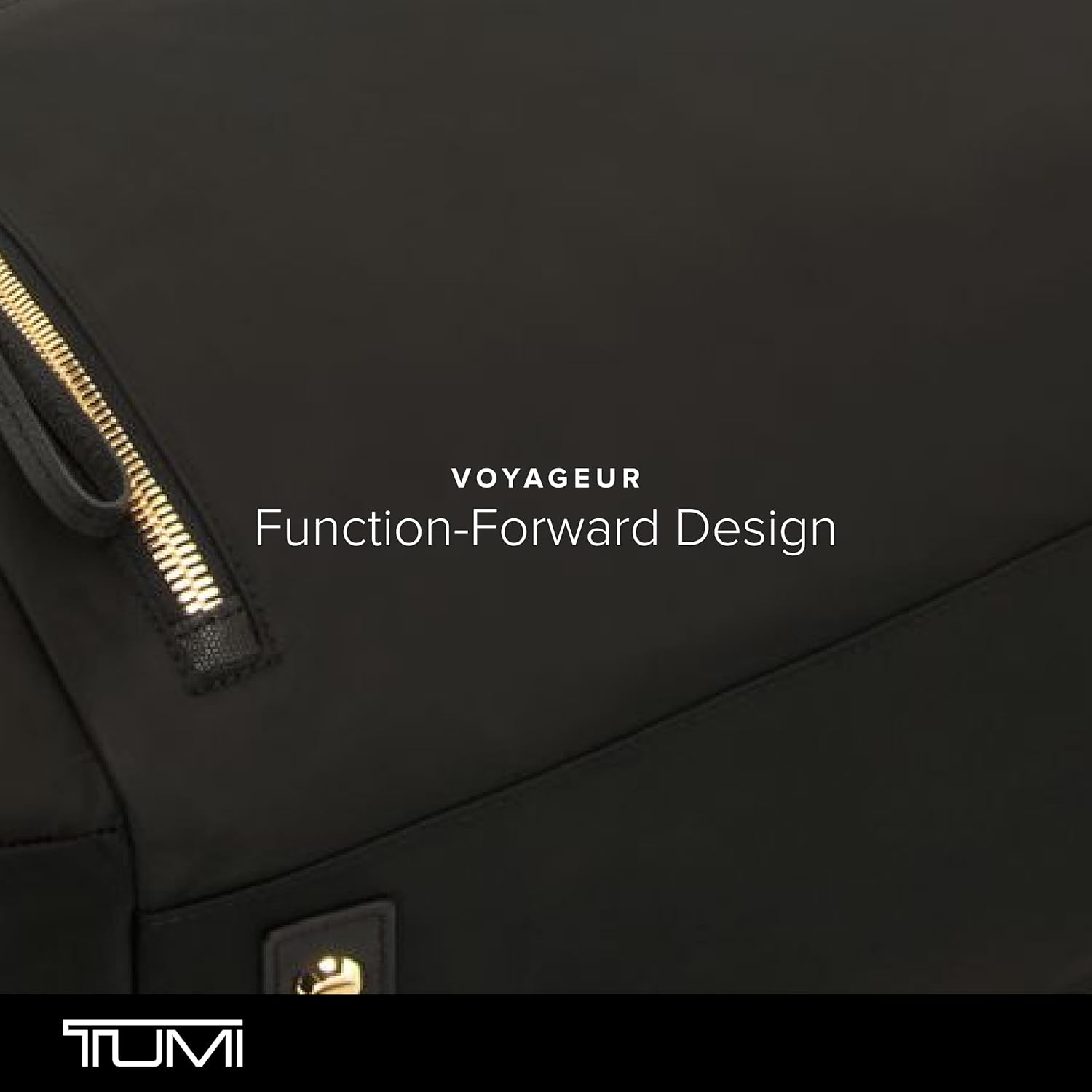 TUMI - Voyageur Venice Duffel - Aesthetic Travel Duffel Bag for Women - Multicompartment Weekender Ladies Bag - Black/Gold · v3
