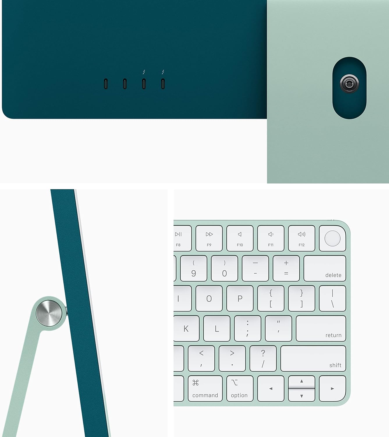 2021 Apple iMac (24-inch, Apple M1 chip with 8-core CPU, 8GB RAM, 512GB) (QWERTY English) Green (Renewed Premium) · v4