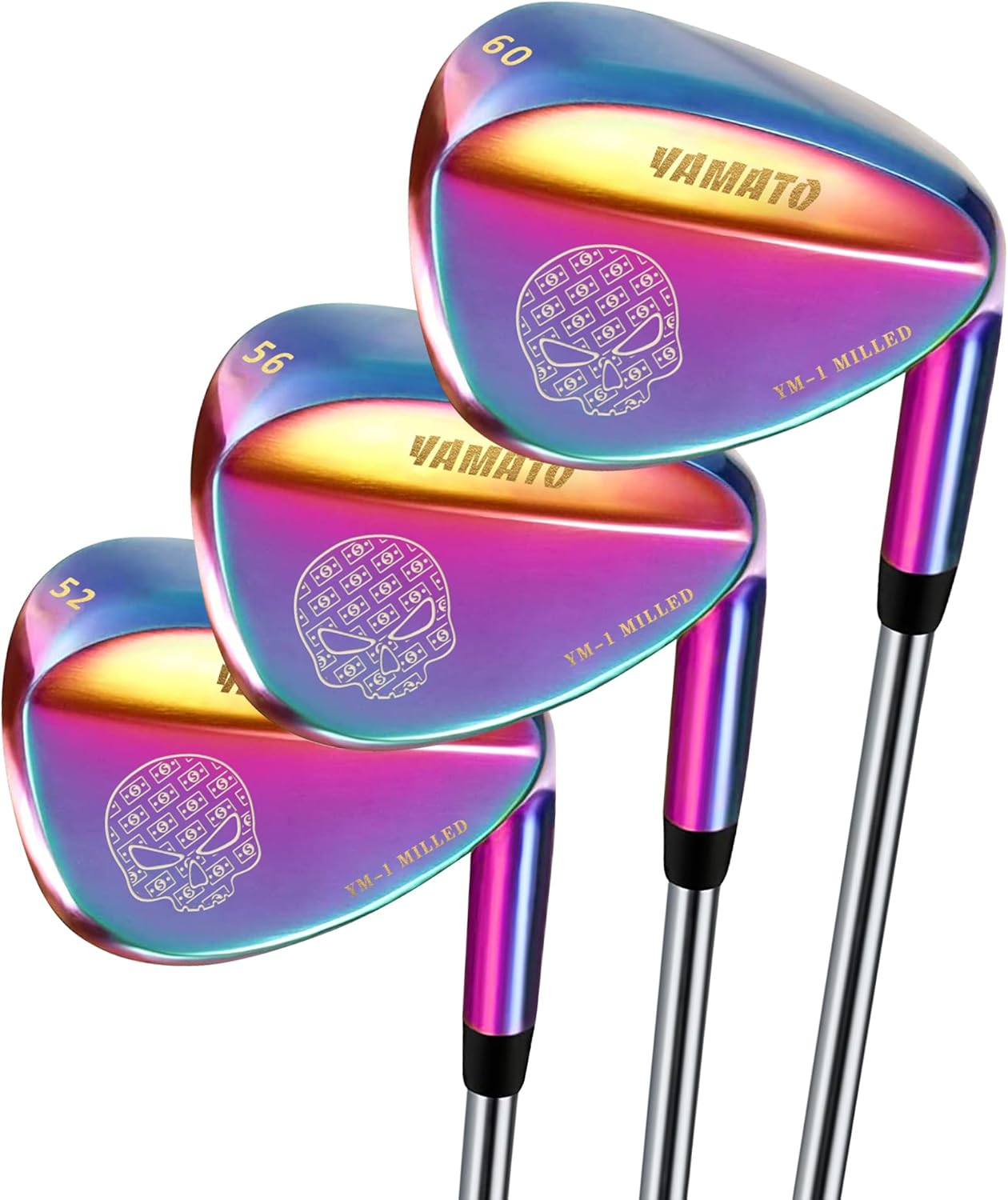 Yamato Golf Wedge Set or Individual Golf Wedges 50/52/54/56/58/60 Golf Gap Wedge Sets Sand Wedge|Lob Wedge Golf Clubs for Men  Women Milled Face for High Spin · v5