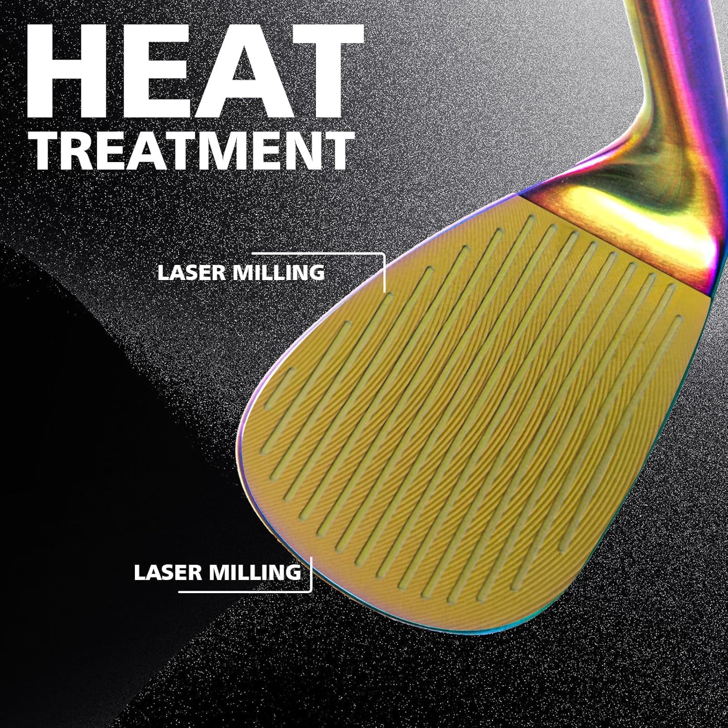Yamato Golf Wedge Set or Individual Golf Wedges 50/52/54/56/58/60 Golf Gap Wedge Sets Sand Wedge|Lob Wedge Golf Clubs for Men  Women Milled Face for High Spin · v5