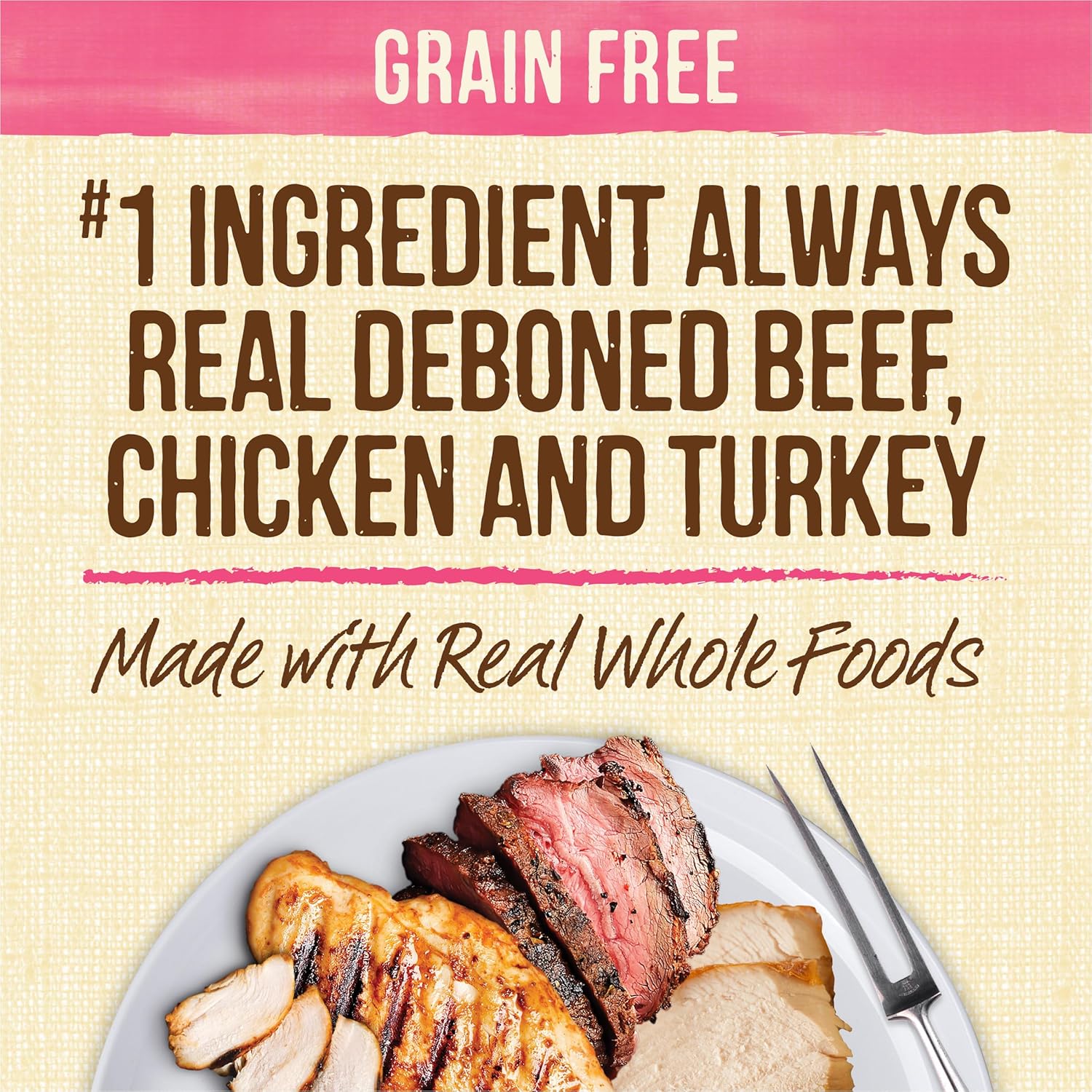 Merrick Lil’ Plates Petite Pates Premium Grain Free Wet Dog Food Variety Pack, Natural Beef, Chicken, Turkey - (Pack of 12) 3 oz. Cans · v4