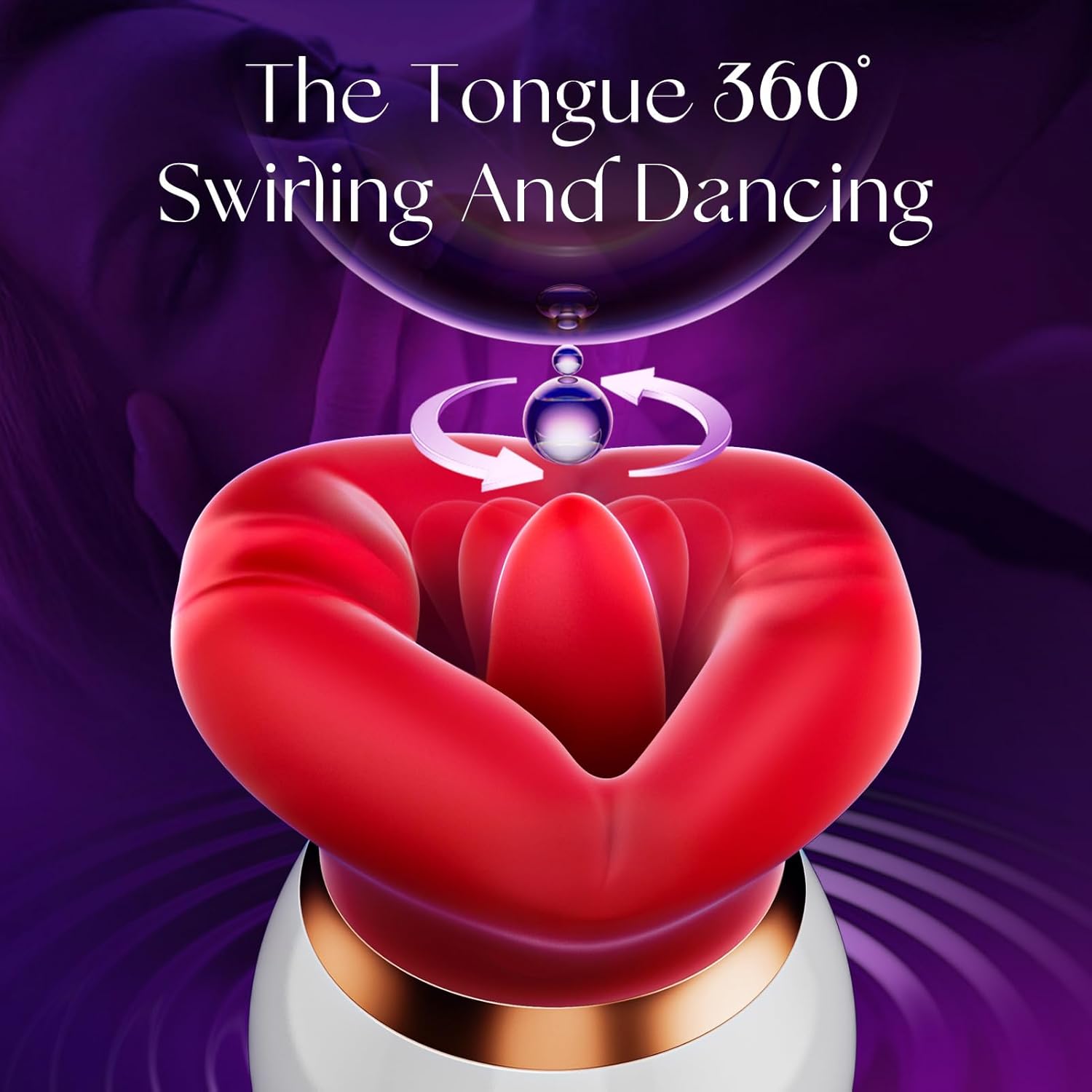 Vibrator Adult Sex Toys for Women - 3IN1 Mouth-Shaped Sucking Vibrator, 10 Tongue Licking 3 Sucking Nipples Anal Clit Sucker Vibrater, G Spot Vibrators Clitoral Stimulator Couples Sex Toys