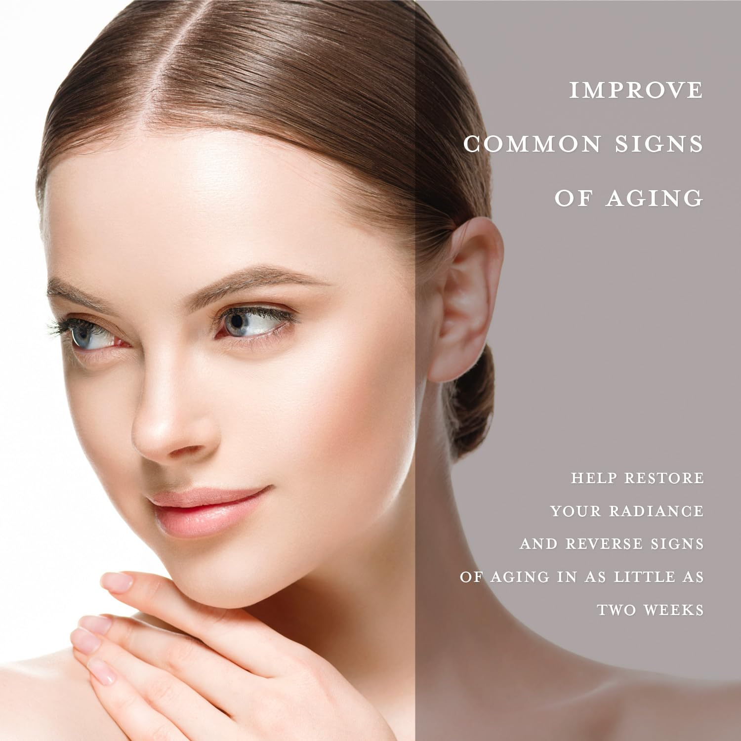 JEUDEMEURE Kolagen, Peptyd, Serum kwasu hialuronowego, Instant Face Lift Koreańskie serum do pielęgnacji skóry przeciwstarzeniowej, mikroigły, ujędrniające, rozjaśniające, nawilżające dla oczu twarzy (bez mikroigły)