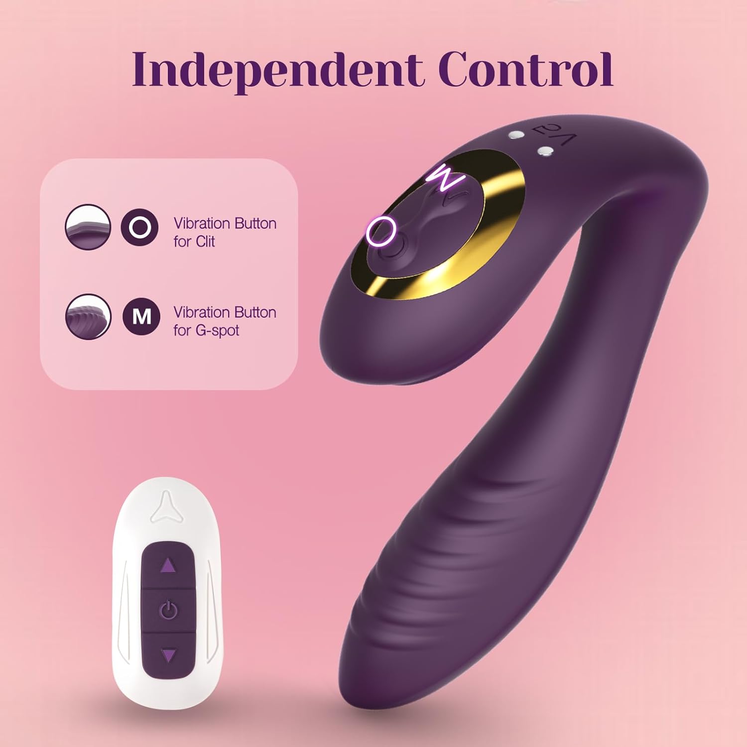 Tracys Dog Wearable Clitoral G Spot Vibrator, Remote Control Adult Sex Toys for Women Couple, Powerful Quiet Panty Vibrators, Flexible Vibrating Adult Toy Stimulator with 10 Vibration