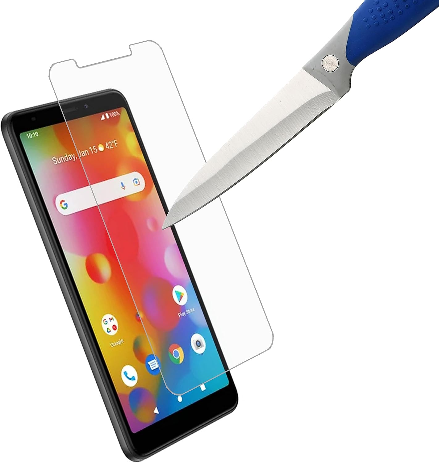 Mr.Shield [3-Pack] Screen Protector For Boost Mobile Bounce 4G [Tempered Glass] [Japan Glass with 9H Hardness] Screen Protector
