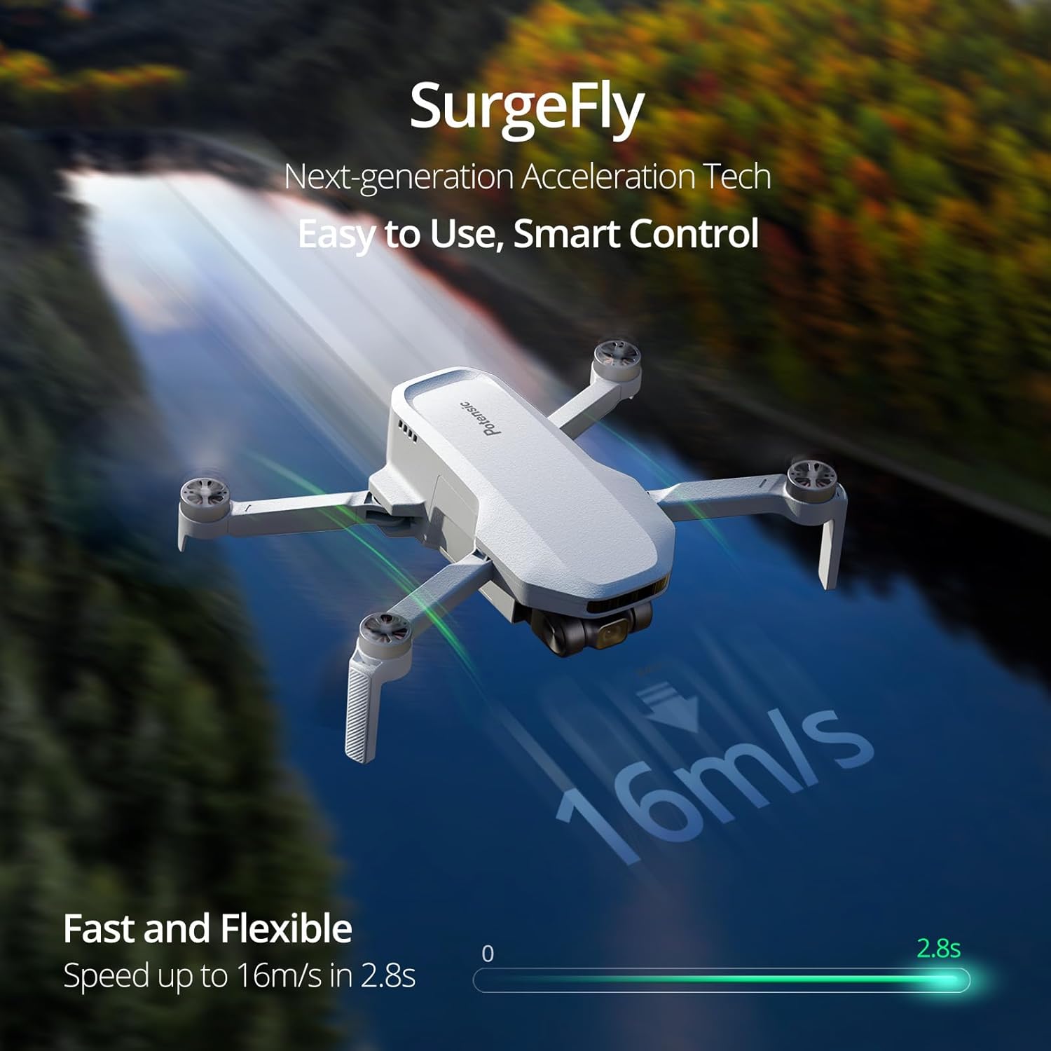 Potensic ATOM SE GPS Drone with 4K EIS Camera, Under 249g, 93 Mins Flight, 4KM FPV Transmission, Brushless Motor, Max Speed 16m/s, 60W Fast Parallel Charging Hub, Fly More Combo · v4