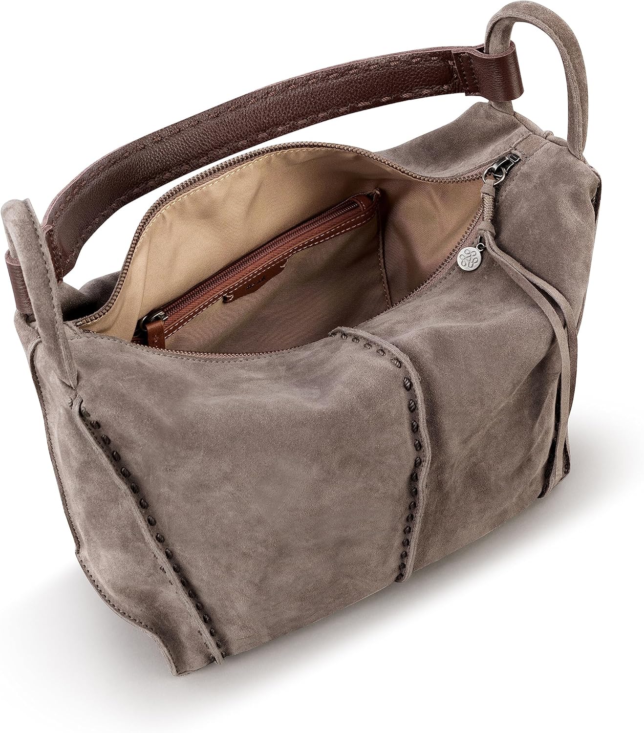 The Sak Los Feliz Hobo in Leather, Lined Shoulder Purse · v2