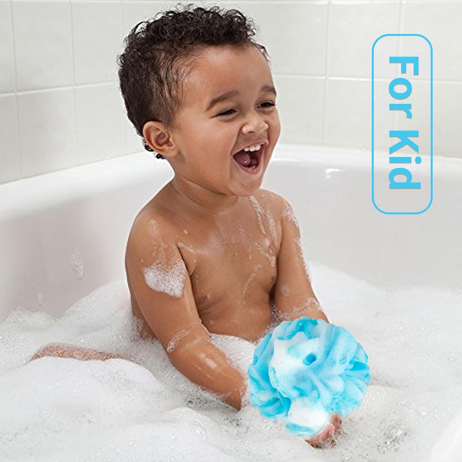 Bath Loofah Duş Süngeri Vücut Sırt Yıkayıcı Yumuşak Hasır Duş Pufleri Kadınlar İçin Eksfoliyleyici Loofa Banyo Aksesuarları Temizleme Aracı (4Pack 60G Loofah Sünger, Orman Perisi)
