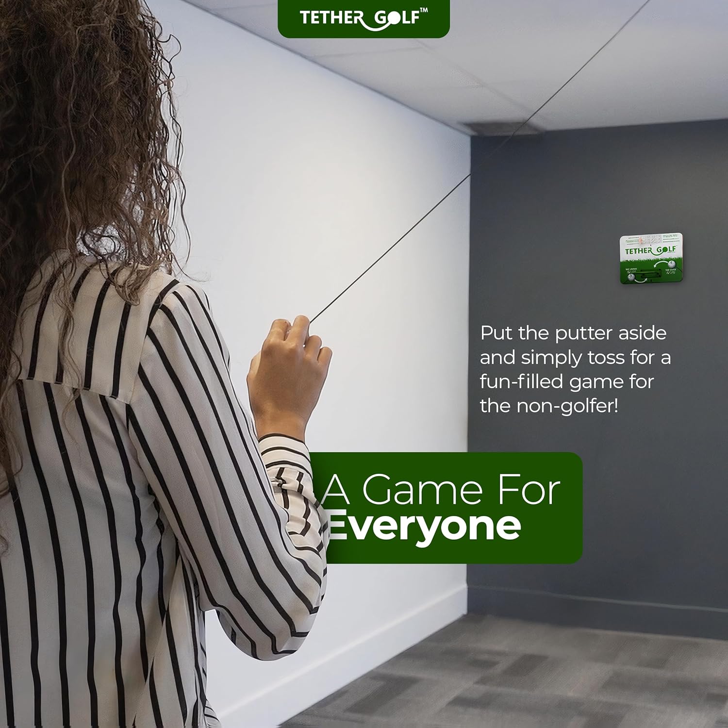 Indoor  Outdoor Golf Game - Unique Golf Game for The Whole Family to Enjoy - Use Your Favorite Putter or Toss by Hand to Score and Have Fun - Great Gift for Dad for Fathers Day · v3
