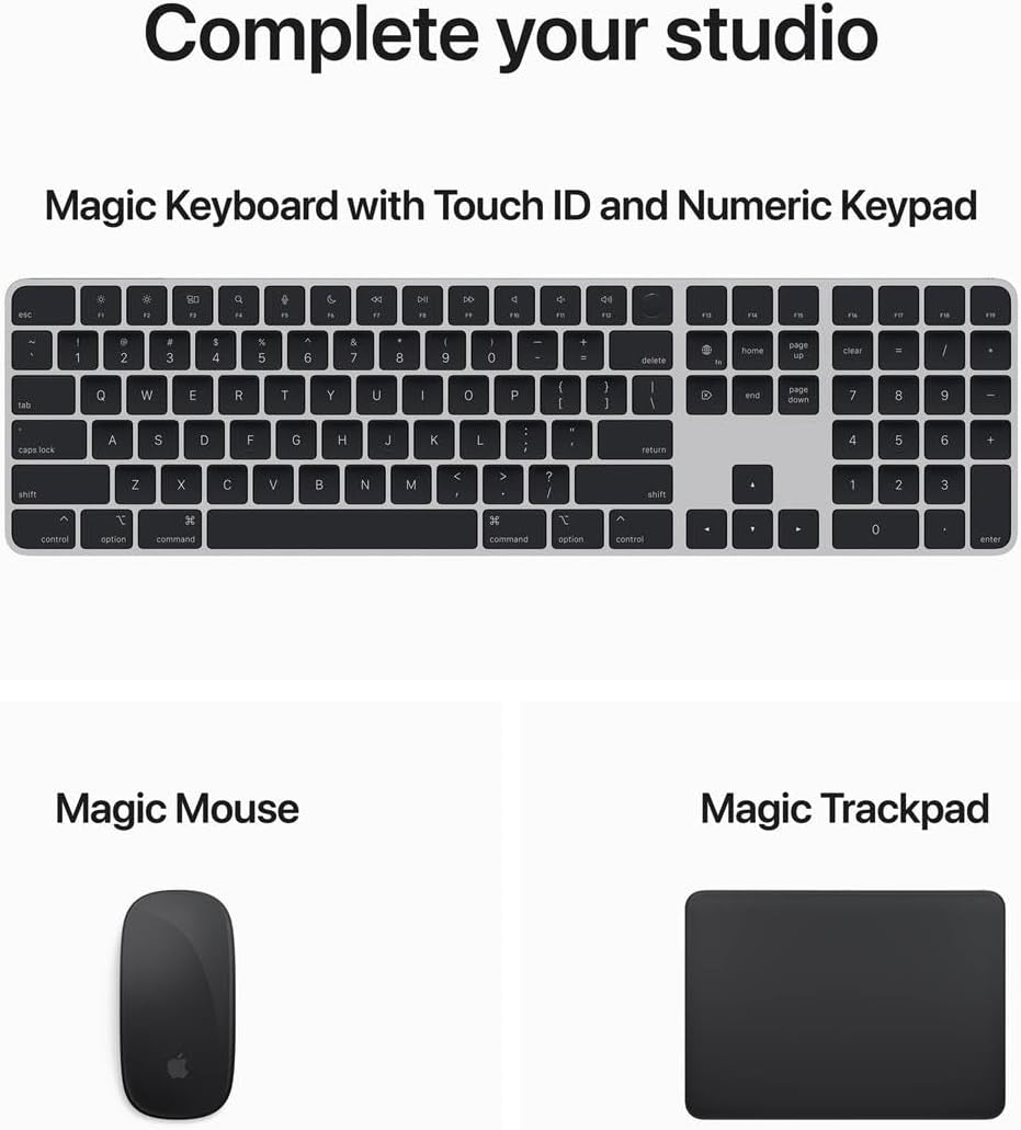 Apple Mac Studio (منتصف 2023) - M2 Ultra 24-Core / 60-Core، 64 جيجابايت، 1 تيرابايت SSD