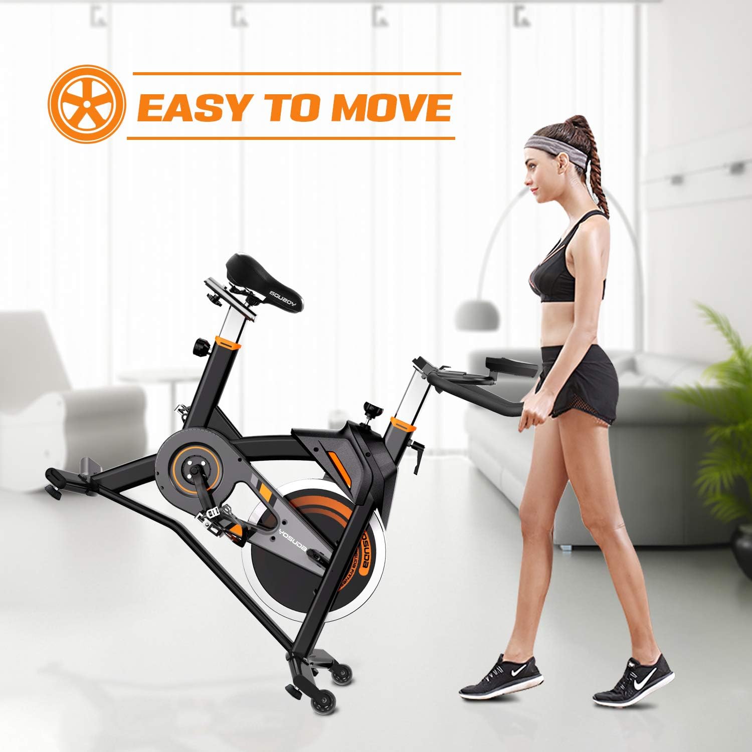 YOSUDA Light Commercial Exercise Bike for Home Magnetic Exercise Bike Stationary 350LB Capacity, Exercise Bike with Bluetooth, Indoor Cycling Bike with Tablet Mount  Comfortable Seat Cushion · v10