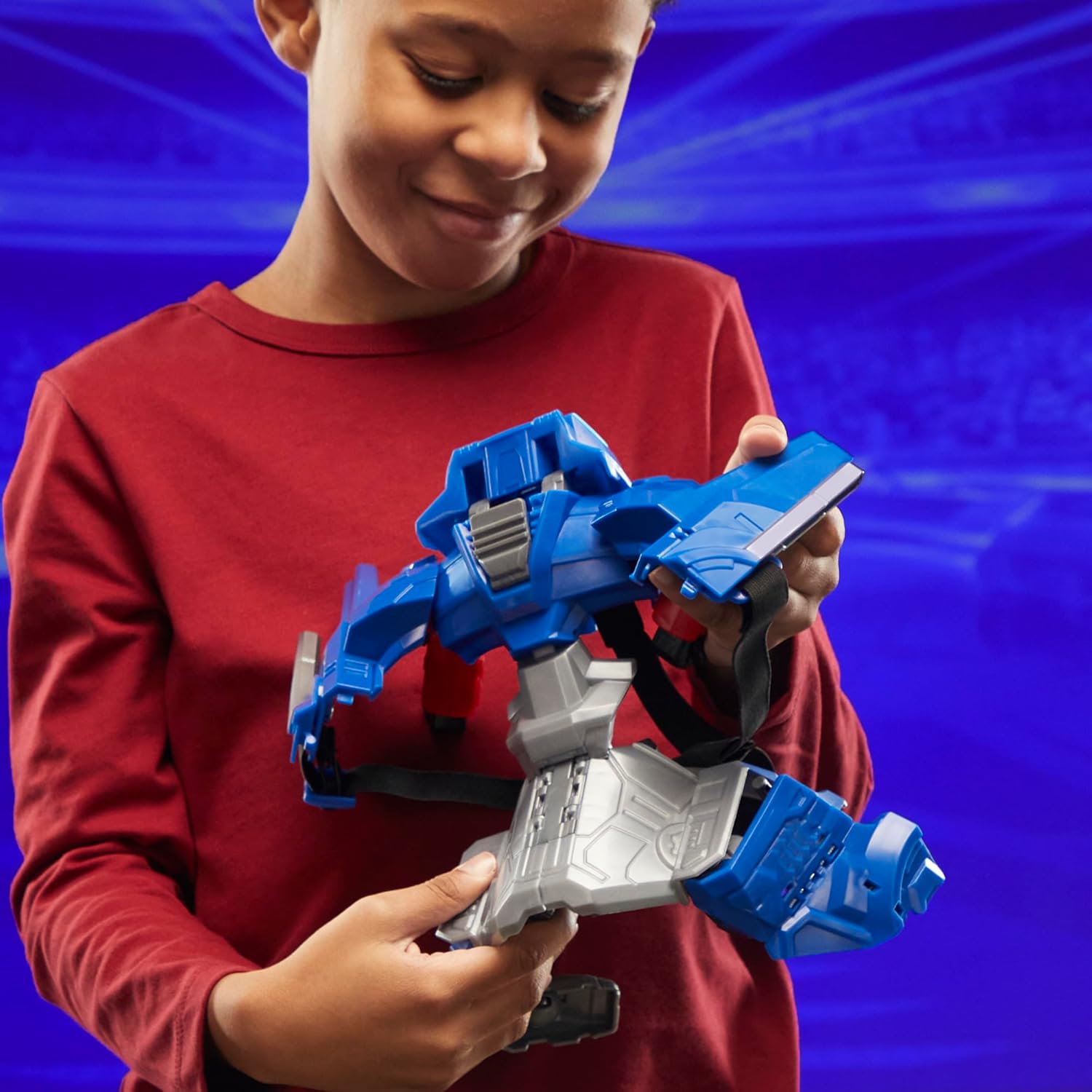 Action figure robotica Transformers One 2 in 1 Optimus Prime (Orion Pax) da 9,9 pollici, convertibile in maschera, giocattoli di Halloween, giocattoli interattivi per ragazzi e ragazze, 6 anni