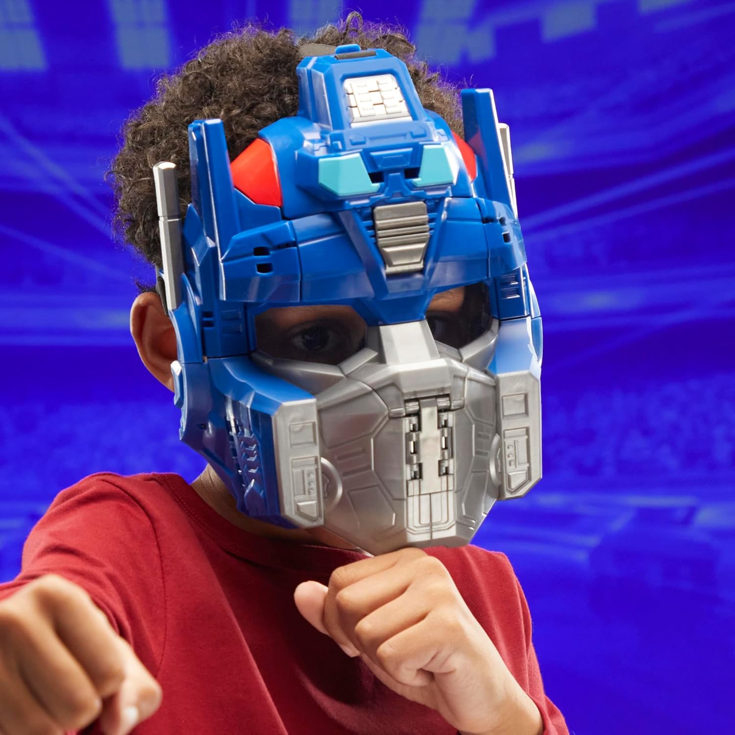 Action figure robotica Transformers One 2 in 1 Optimus Prime (Orion Pax) da 9,9 pollici, convertibile in maschera, giocattoli di Halloween, giocattoli interattivi per ragazzi e ragazze, 6 anni