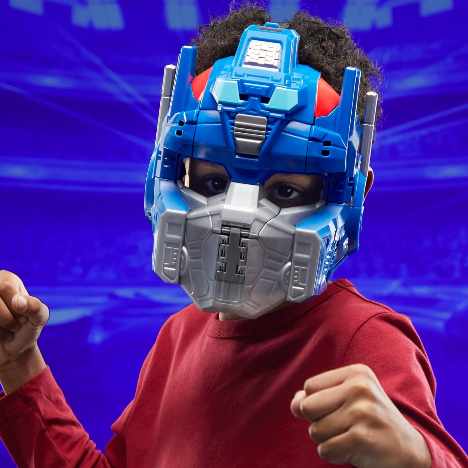 Action figure robotica Transformers One 2 in 1 Optimus Prime (Orion Pax) da 9,9 pollici, convertibile in maschera, giocattoli di Halloween, giocattoli interattivi per ragazzi e ragazze, 6 anni