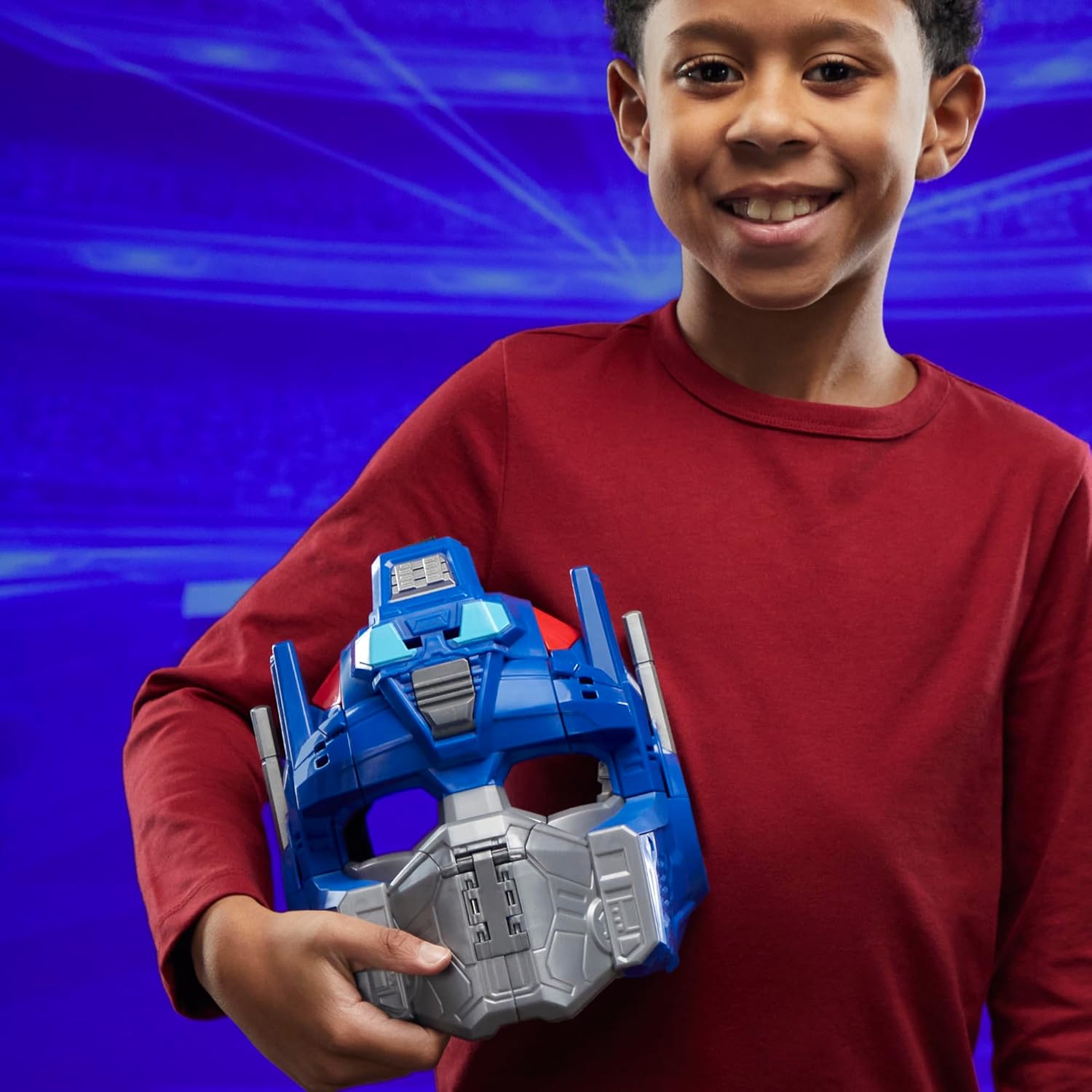 Action figure robotica Transformers One 2 in 1 Optimus Prime (Orion Pax) da 9,9 pollici, convertibile in maschera, giocattoli di Halloween, giocattoli interattivi per ragazzi e ragazze, 6 anni