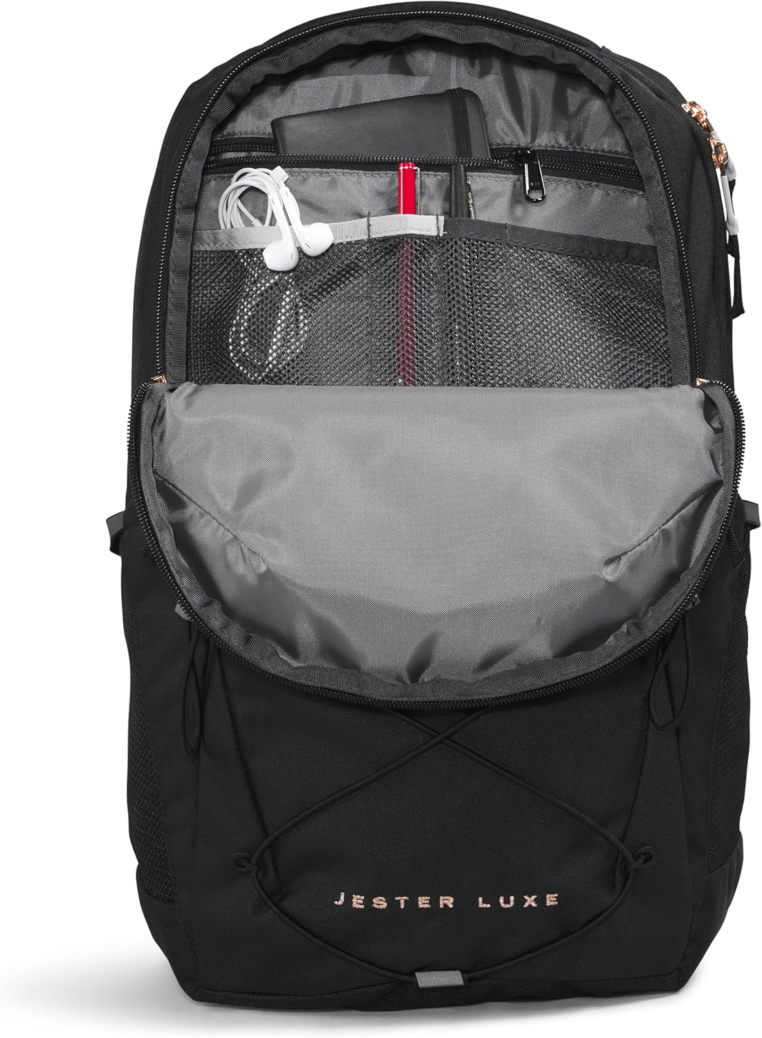 THE NORTH FACE Every Day Jester Laptop-Rucksack für Damen, TNF Schwarz/Burnt Coral Metallic, Einheitsgröße