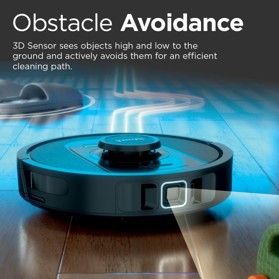 Shark Detect Pro Self-Empty Robot Vacuum with NeverStuck Technology, Auto Deep-Clean Carpets  Hardfloors, 30 Day Capacity HEPA Bagless Base, for Pet Hair, WiFi Black (AV2820S) · v7