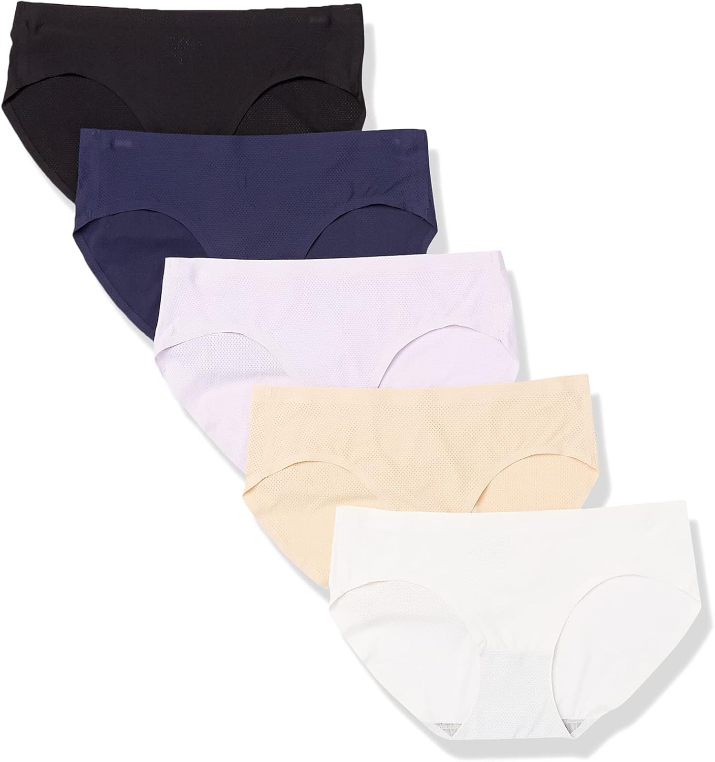 Womens Underwear Seamless Panties for Legging Machine Wash No Show Low Rise Hipster Invisibles Briefs
