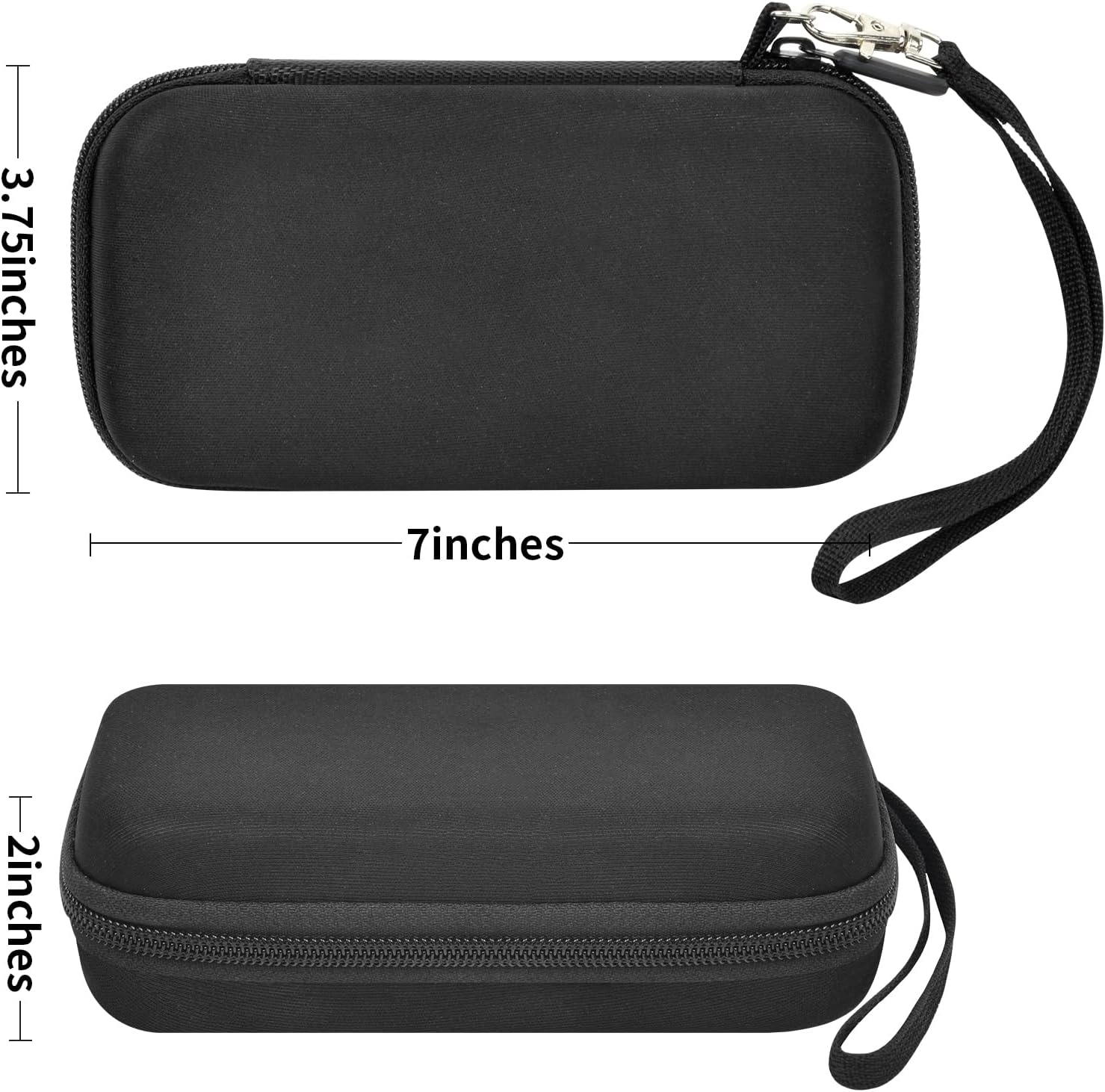 Étui de voyage compatible avec LOVELEDI pour POIYTL, IAPOS, SABANI, OHOVIV, RGVOTA, Pxwaxpy, pour FOCHEW, chargeur portable, batterie externe, support de rangement pour recharge rapide, batterie (noir)