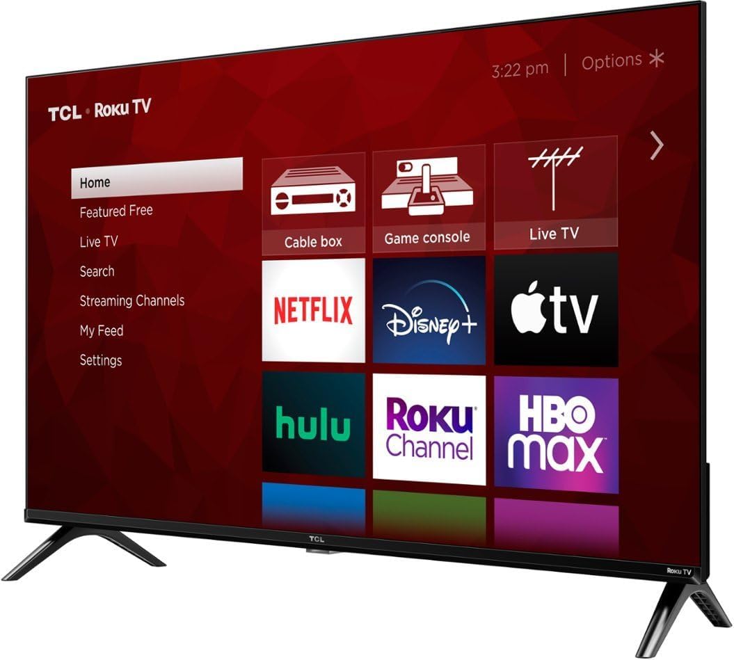 TCL 32-Zoll-Full-HD-1080p-LED-Smart-TV der Klasse 3-Serie mit Dualband-WLAN Funktioniert mit beliebten Sprachassistenten 32S357 (erneuert)