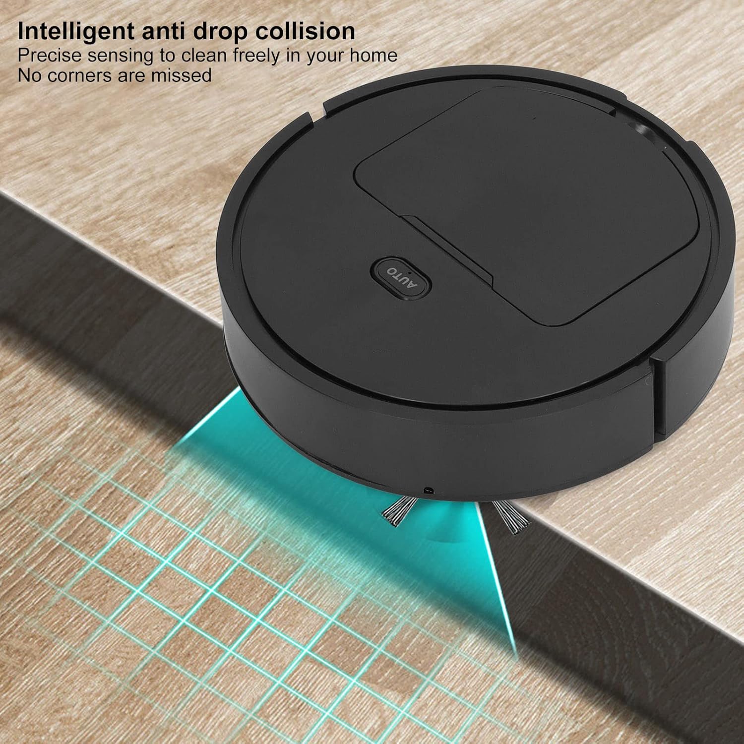 Diydeg Robot Vacuum and Mop Combo, 3 in 1 40db Low Noise Smart Robotic Vacuum Cleaner, Household Automatic Mopping Robot Vacuum for Hard Floor, Pet Hair, Carpet · v3