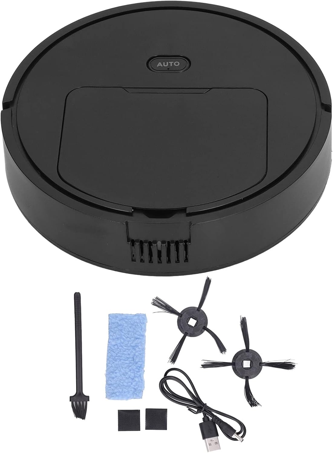 Diydeg Robot Vacuum and Mop Combo, 3 in 1 40db Low Noise Smart Robotic Vacuum Cleaner, Household Automatic Mopping Robot Vacuum for Hard Floor, Pet Hair, Carpet · v3