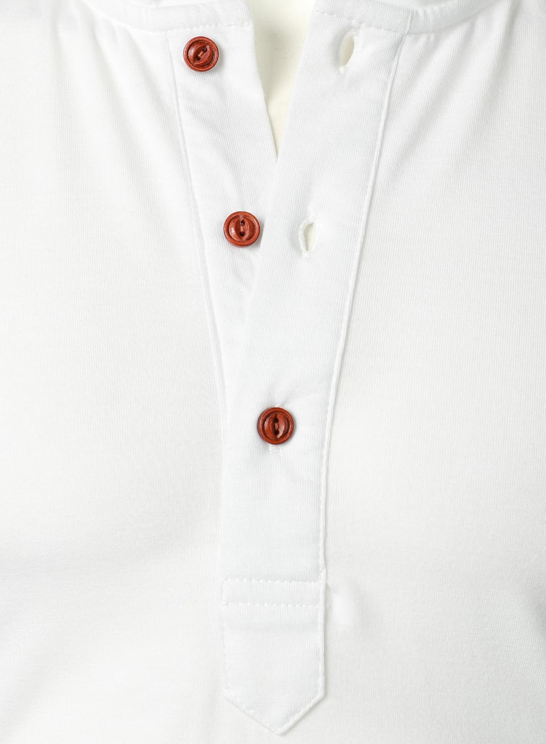 FANARCHER Henley casual T-shirt met korte mouwen voor heren, met knoopsluiting en katoenen shirt