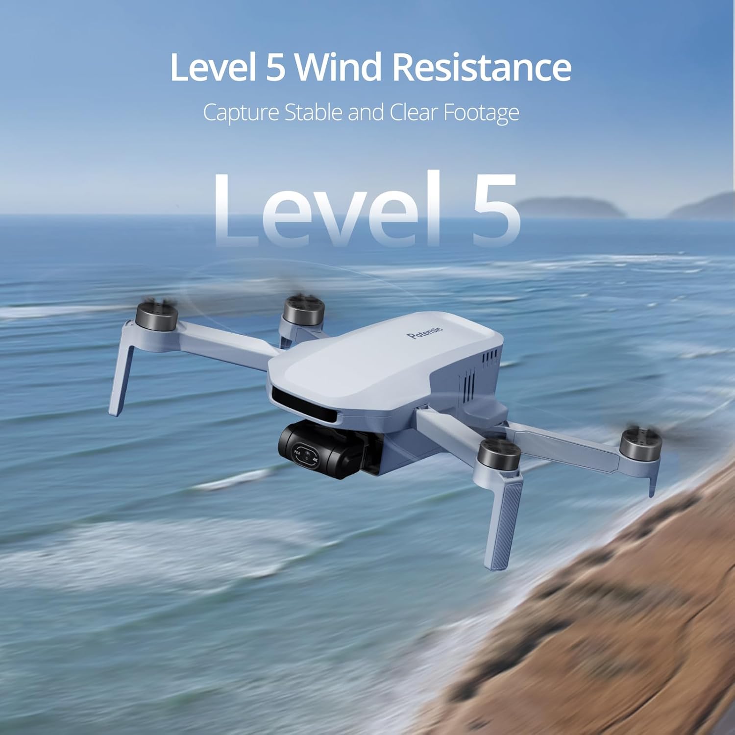Máy bay không người lái Potensic ATOM 3 trục Gimbal 4K GPS, Dưới 249g, Bay 96 phút, Truyền tối đa 6KM, Theo dõi trực quan, Quay nhanh 4K/30FPS, Nhẹ cho người lớn và người mới bắt đầu, Combo Fly More