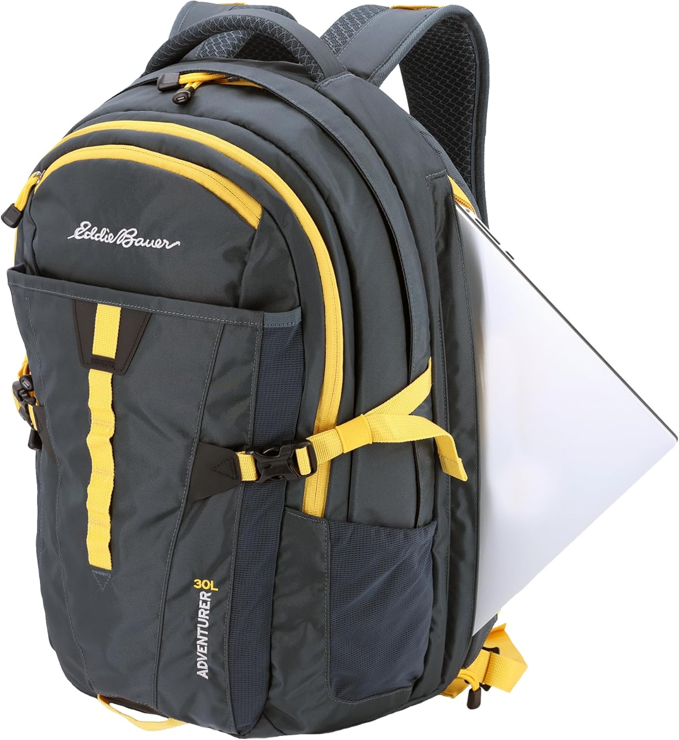 Eddie Bauer Backpack with Organization Compartments and Hydration/Laptop Compatible Sleeve, Adventurer-Storm, 30L · v5