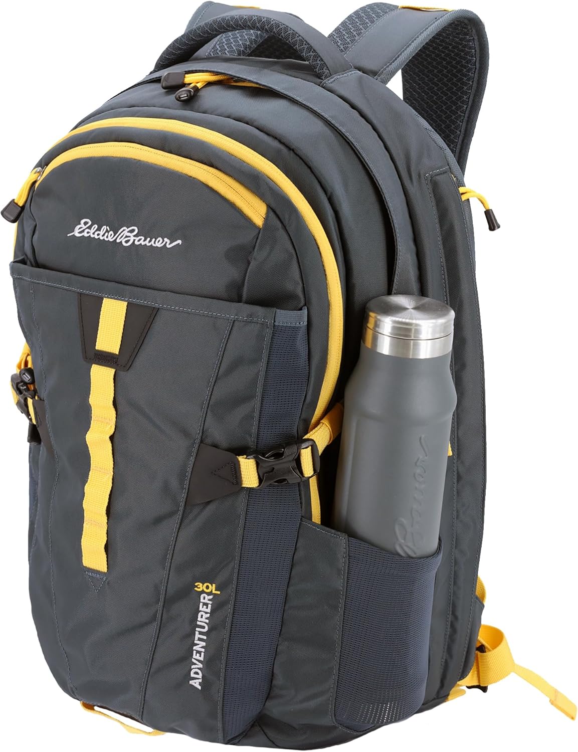 Eddie Bauer Backpack with Organization Compartments and Hydration/Laptop Compatible Sleeve, Adventurer-Storm, 30L · v5