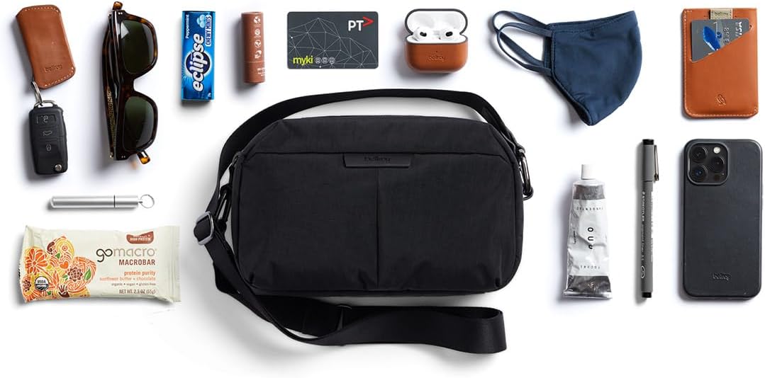 Bellroy Tokyo Crossbody (bag with crossbody strap for everyday use or travel, perfect to carry your daily essentials) - Raven · v2