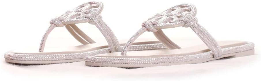 Tory Burch Womens Miller Knotted Pave Sandals · v3