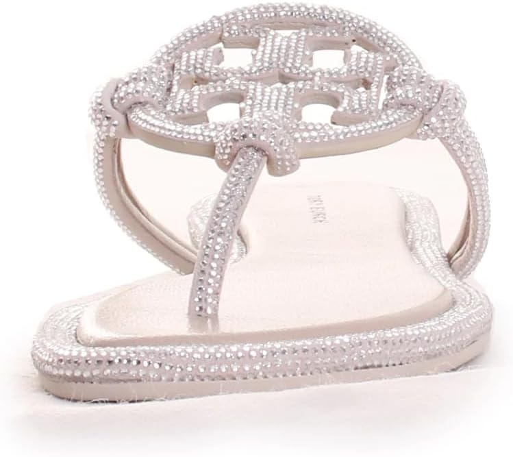 Tory Burch Womens Miller Knotted Pave Sandals · v3