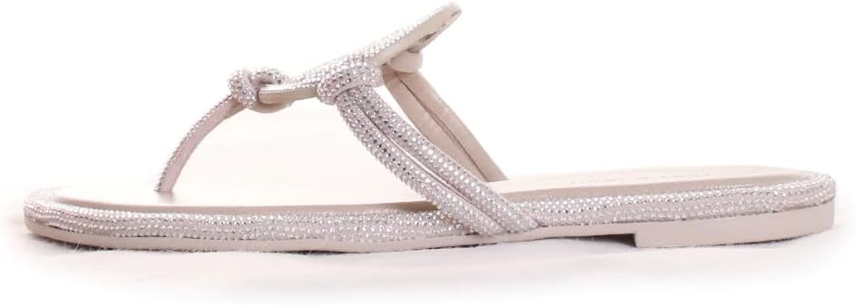 Tory Burch Womens Miller Knotted Pave Sandals · v3
