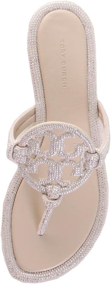 Tory Burch Womens Miller Knotted Pave Sandals · v3