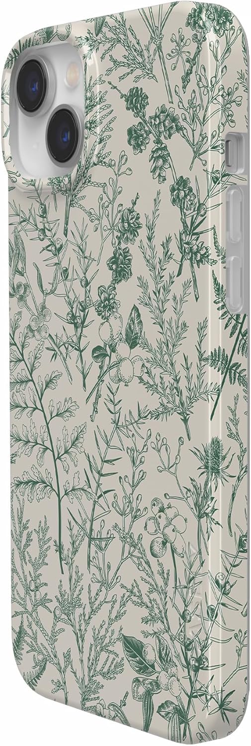 Casely iPhone 14 Case | Sage Garden | Green Floral | Compatible with MagSafe · v2