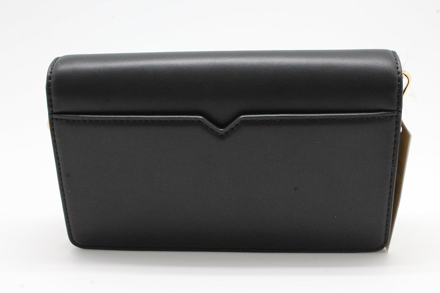 MICHAEL KORS CECE MEDIUM FLAP VEGAN LEATHER SHOULDER CROSSBODY BAG CLUTCH BLACK · v2
