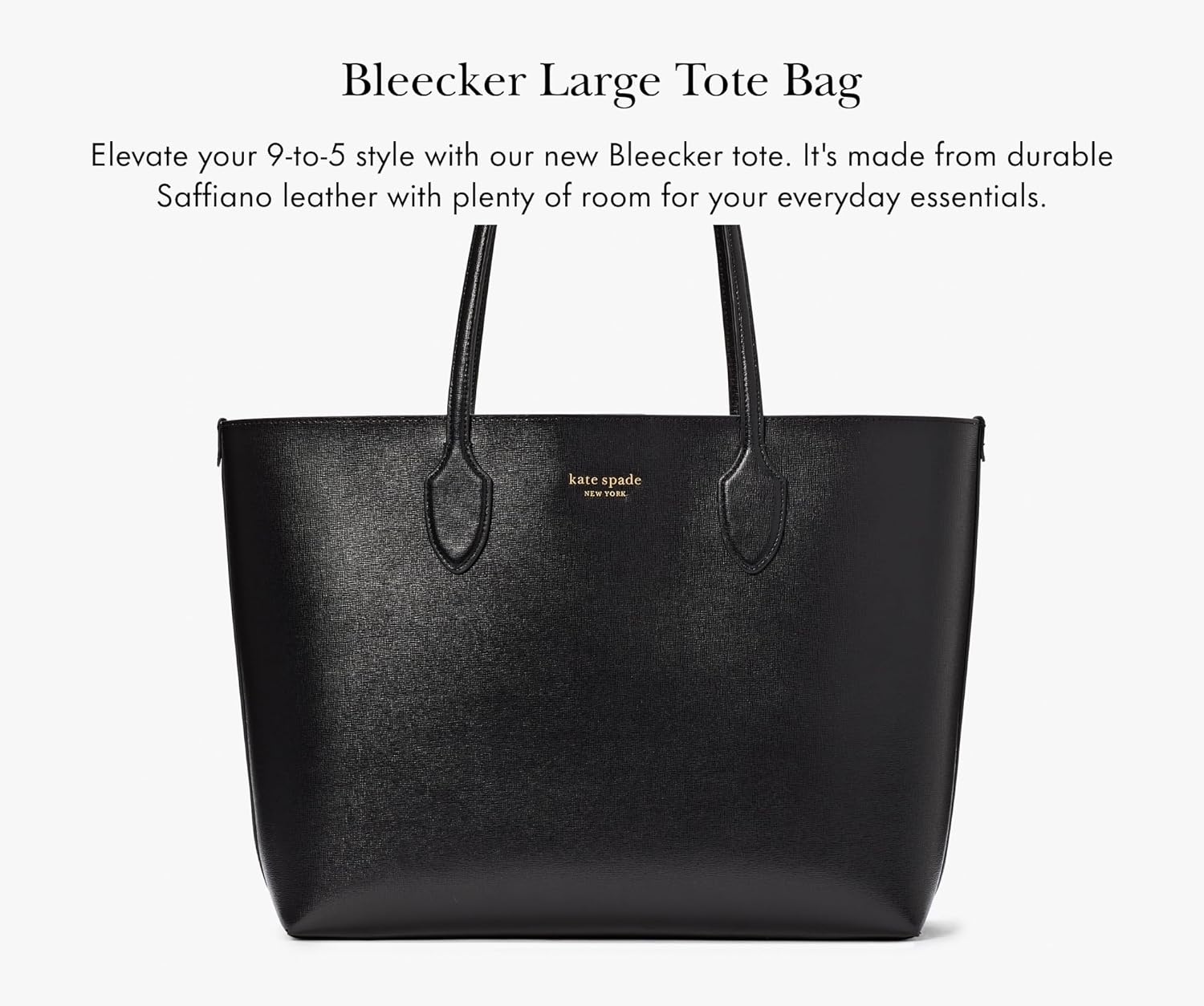 กระเป๋าโท้ตหนัง Saffiano ขนาดใหญ่สำหรับผู้หญิงจาก Kate Spade New York