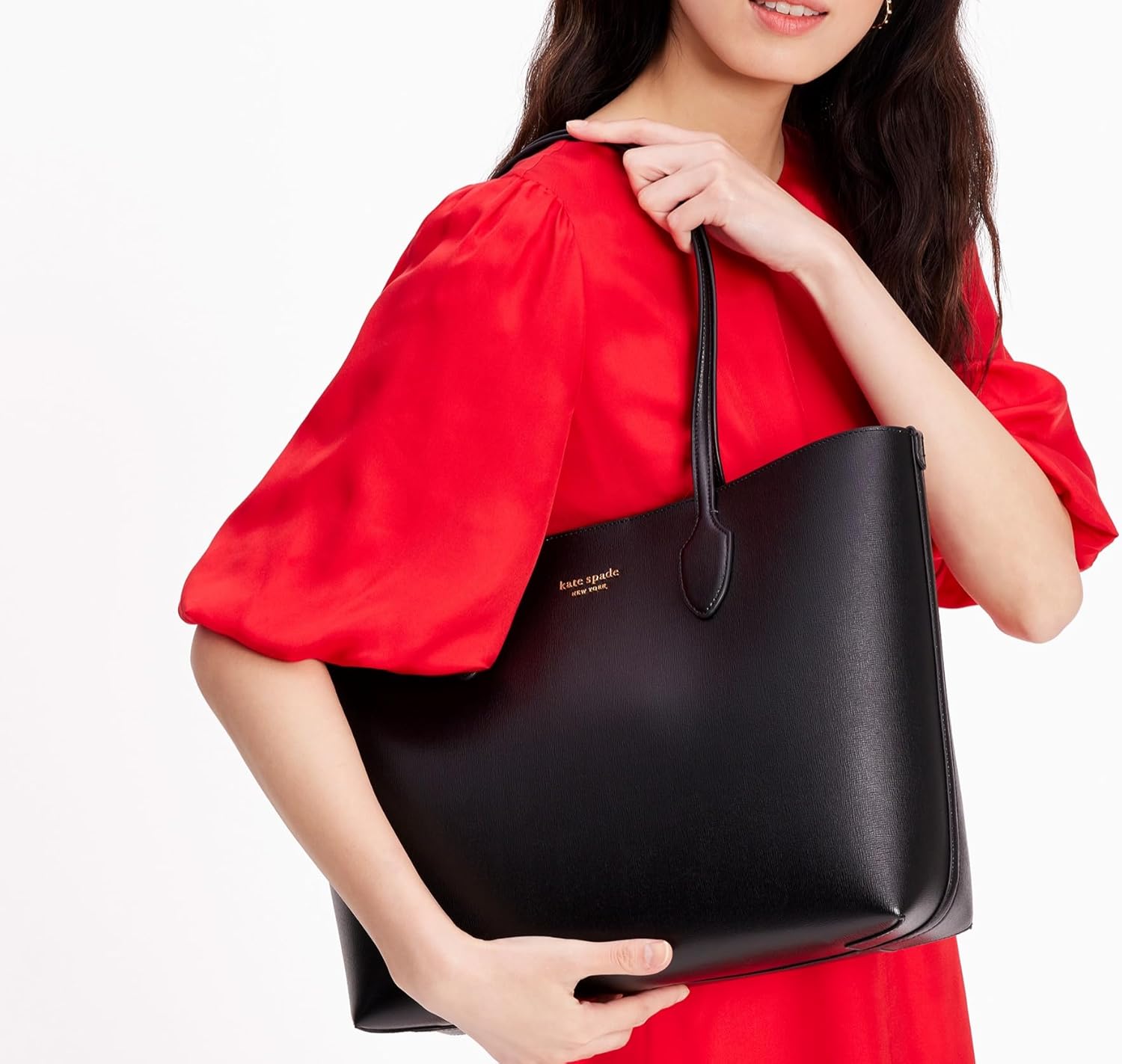 กระเป๋าโท้ตหนัง Saffiano ขนาดใหญ่สำหรับผู้หญิงจาก Kate Spade New York
