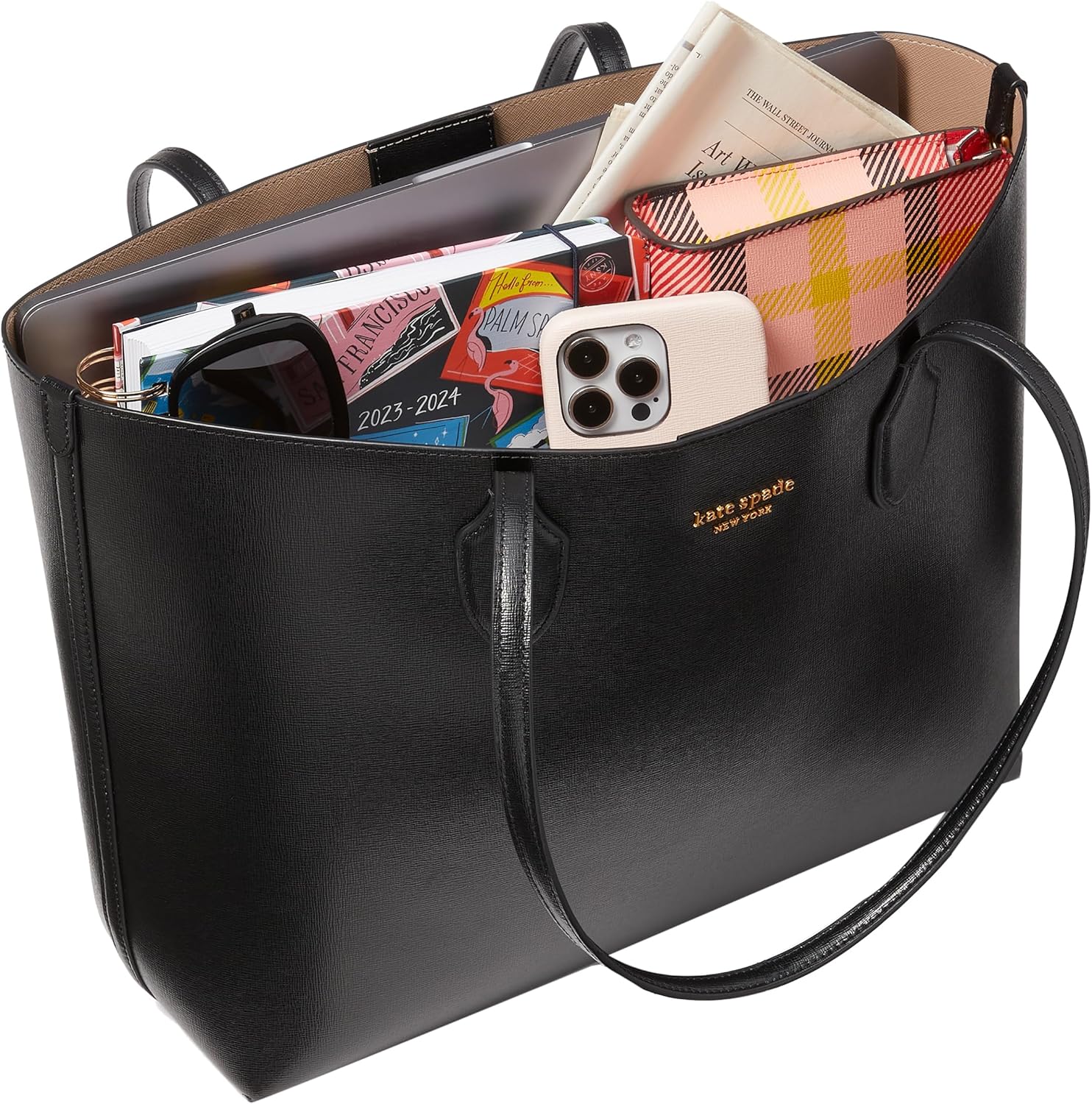 กระเป๋าโท้ตหนัง Saffiano ขนาดใหญ่สำหรับผู้หญิงจาก Kate Spade New York