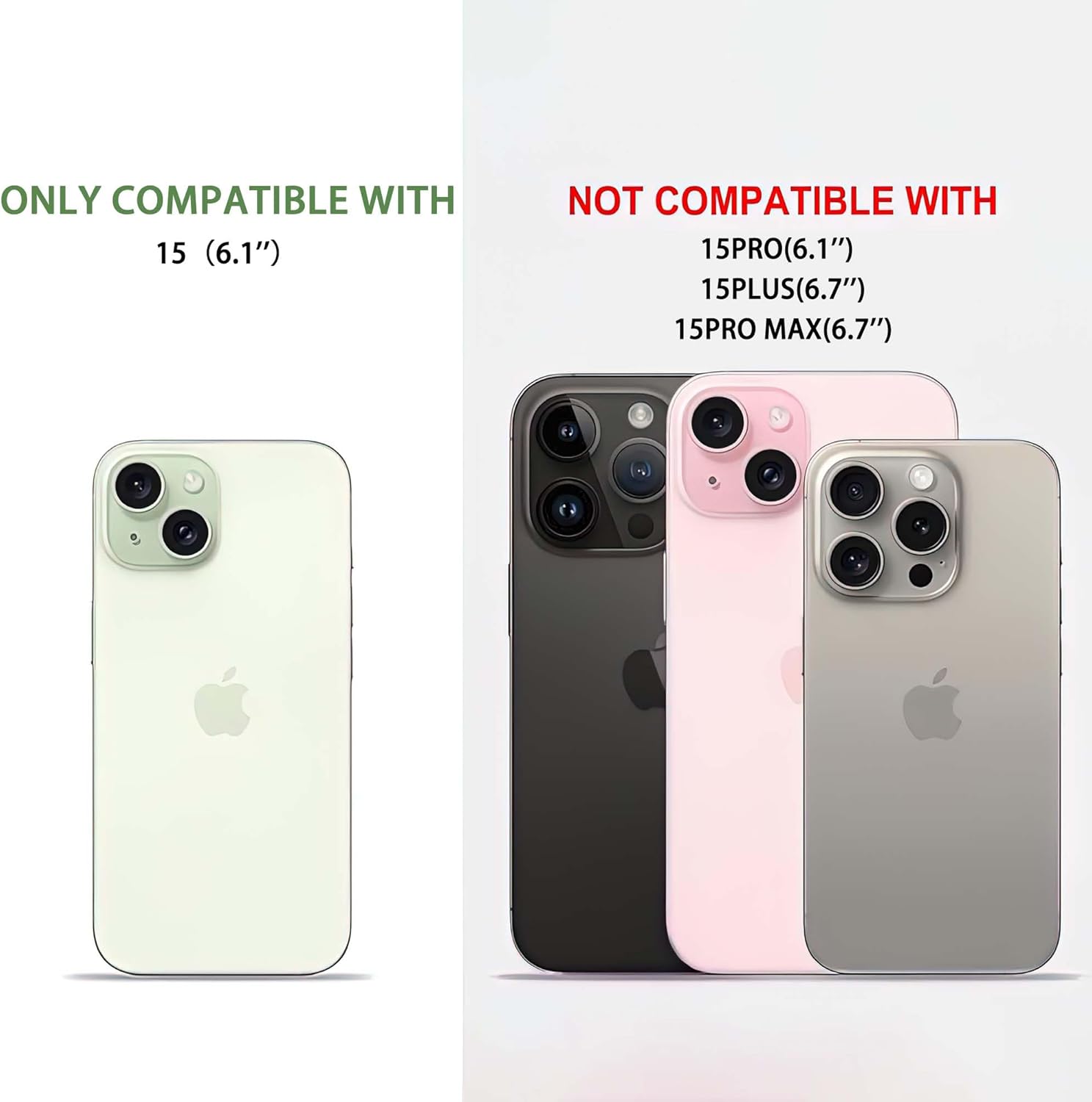 Durchsichtige Hülle, kompatibel mit iPhone 15, Eukalyptusblätter- und Pflanzenmuster für Damen und Mädchen, weiche, flexible, schlanke, durchsichtige TPU-Hüllen für iPhone 15, 6,1 Zoll