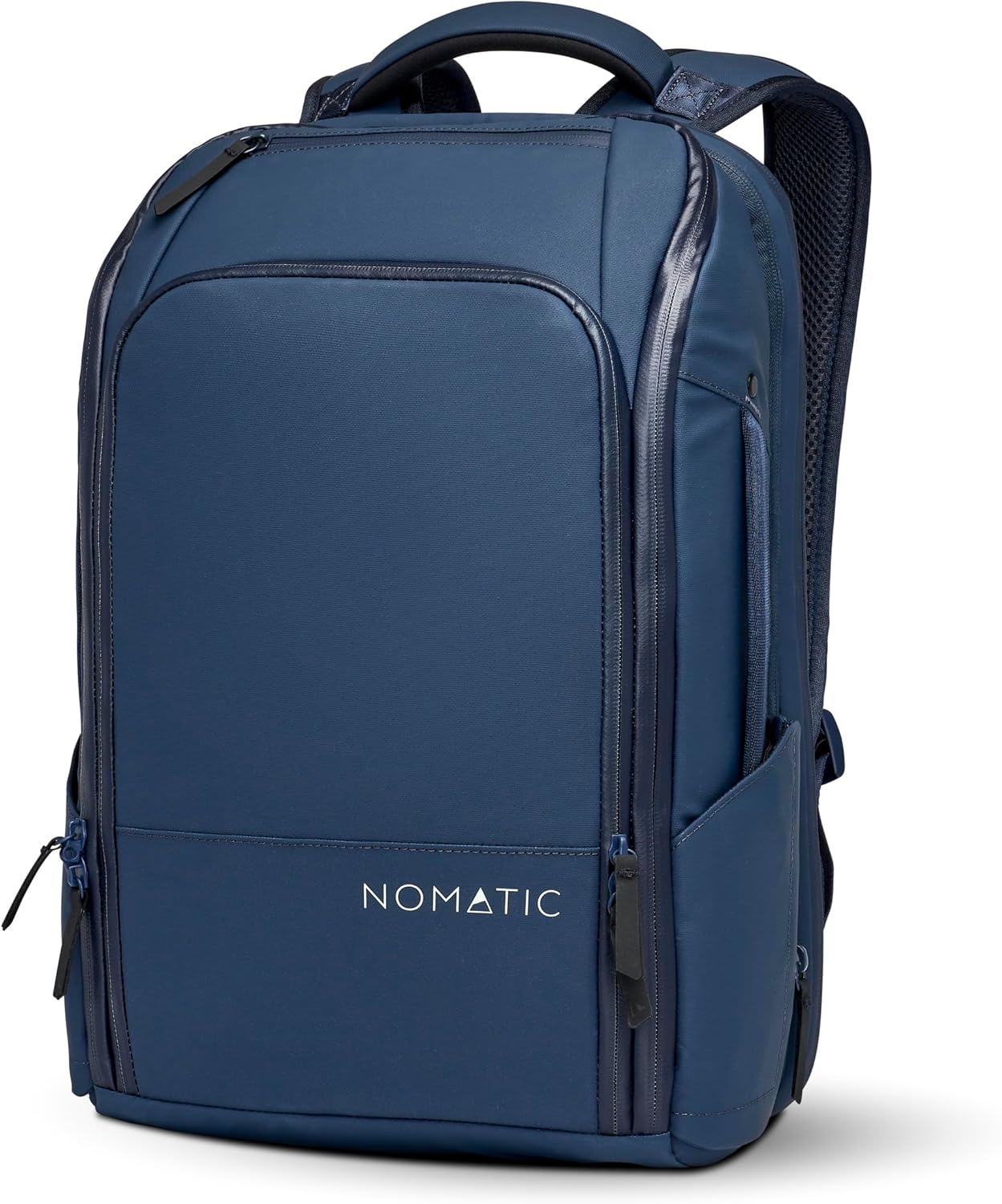 NOMATIC Travel Pack กระเป๋าใส่โน้ตบุ๊กกันน้ำขนาด 20 ลิตร - กระเป๋าเป้สะพายหลังขยายได้สีกรมท่าที่รองรับ TSA
