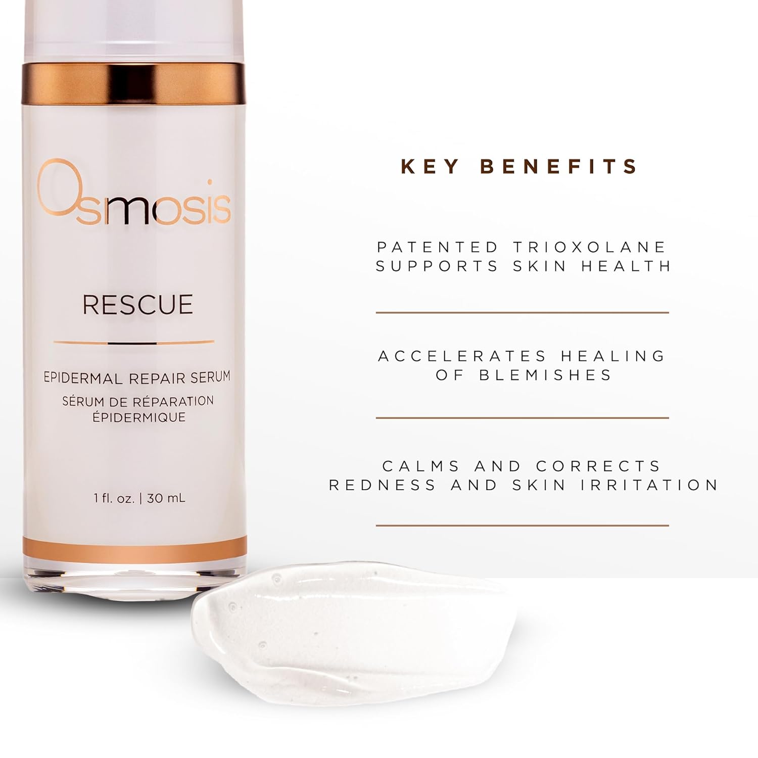 Osmosis RESCUE Epidermal Repair Facial Serum, Calms Skin Redness and Irritation To Refresh Healthy Skin For Aging, Sensitive, Blemish-Prone Skin, 1 Fl Oz · v6