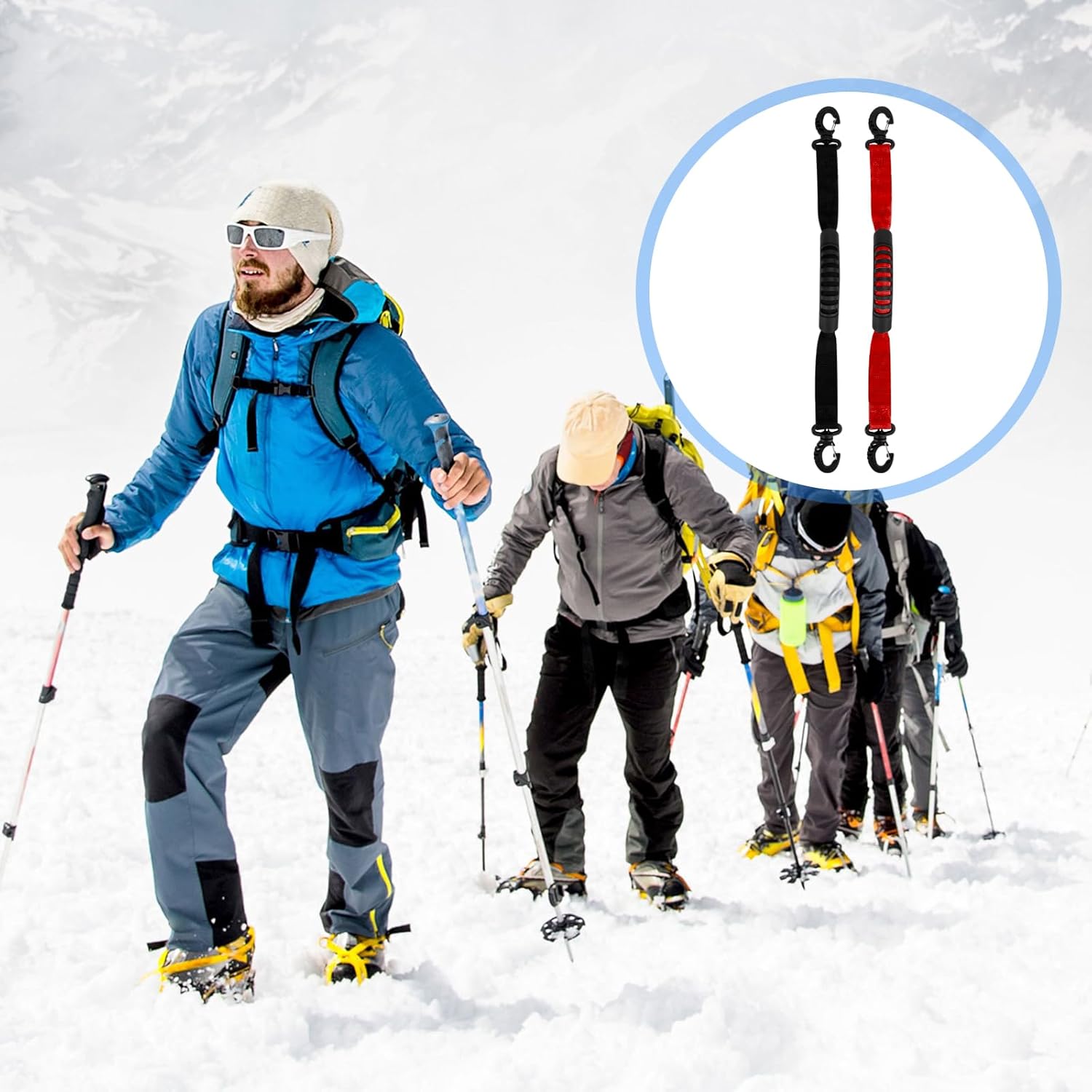 Tashippa Trageriemen für Ski und Stiefel, Rollschuhleine zum Skifahren, Snowboarden, Schlittschuhlaufen